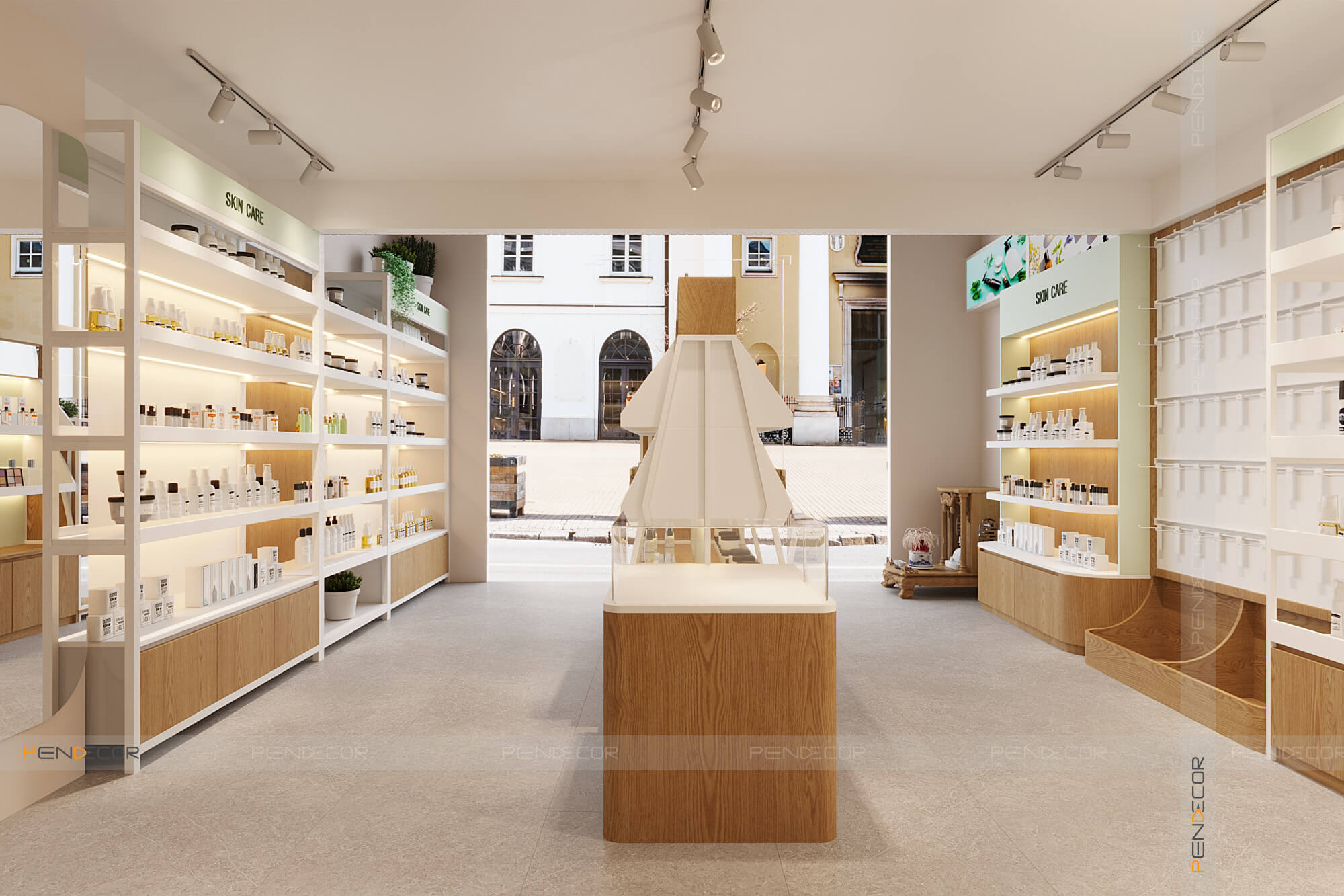 Thiết Kế Shop Mỹ Phẩm TETE