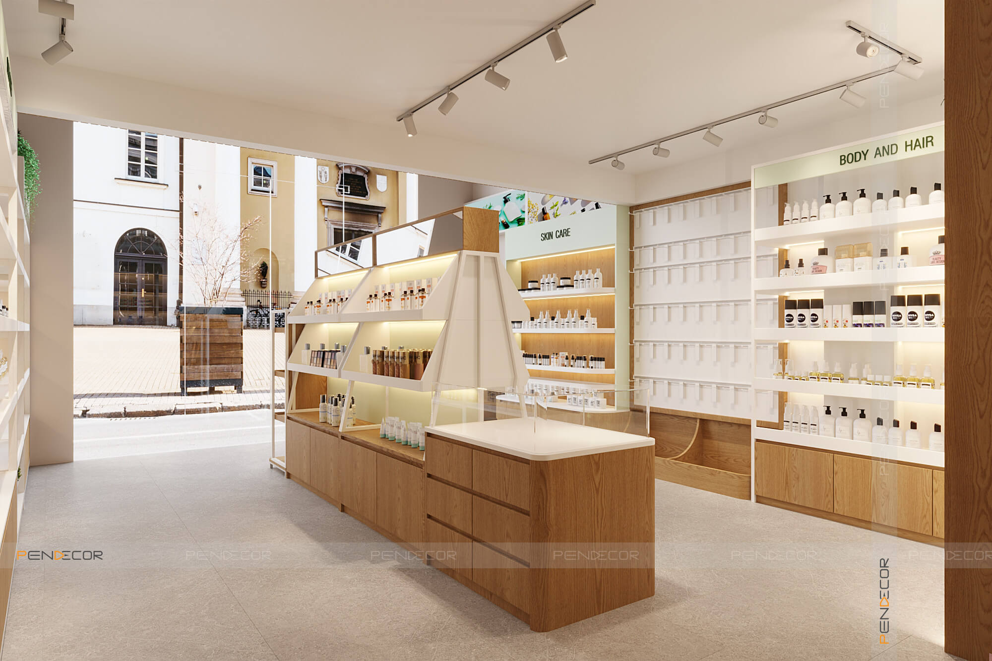 Thiết Kế Shop Mỹ Phẩm TETE