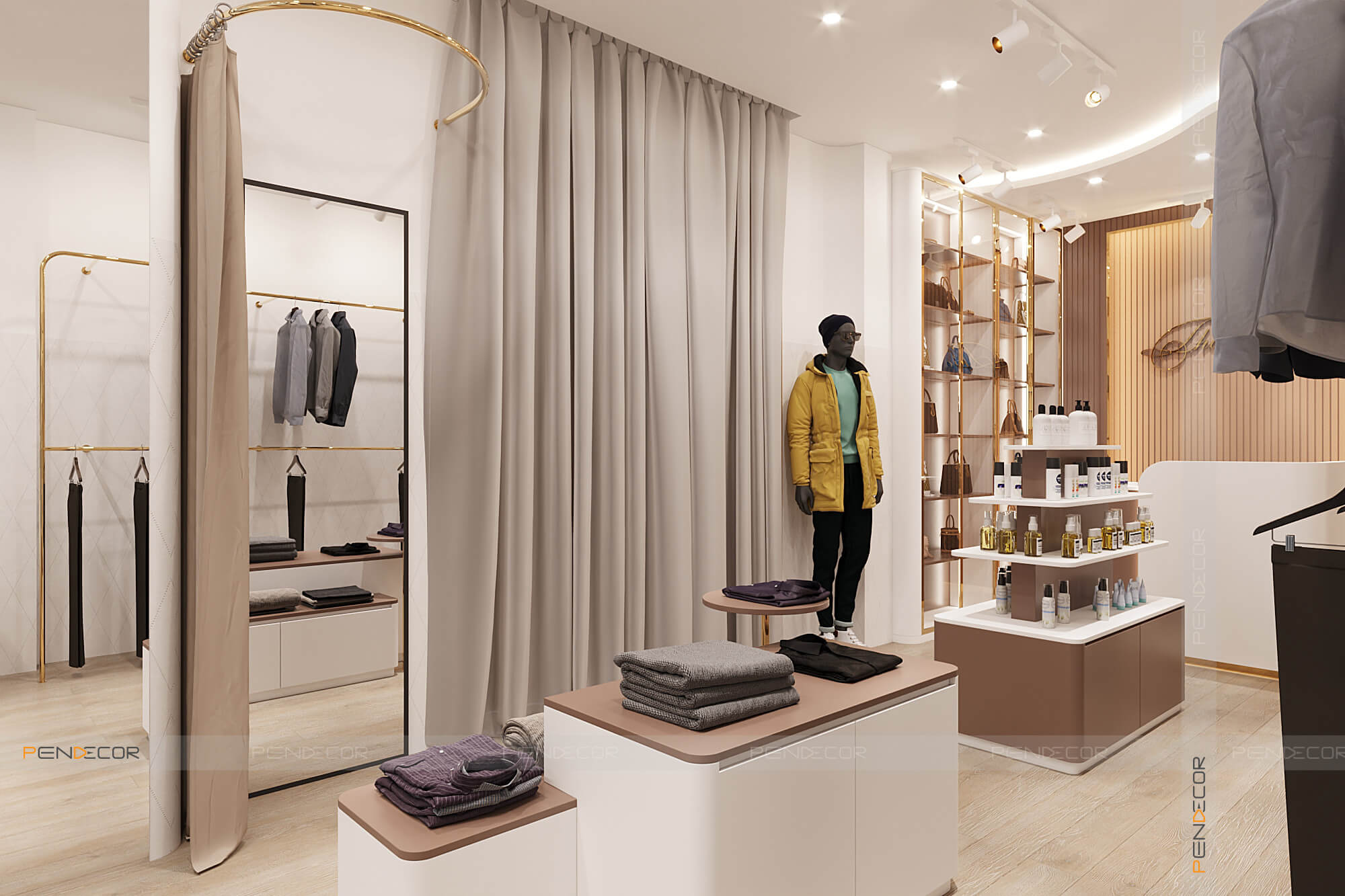 Thiết Kế Shop Thời Trang Nam Thảo Lê