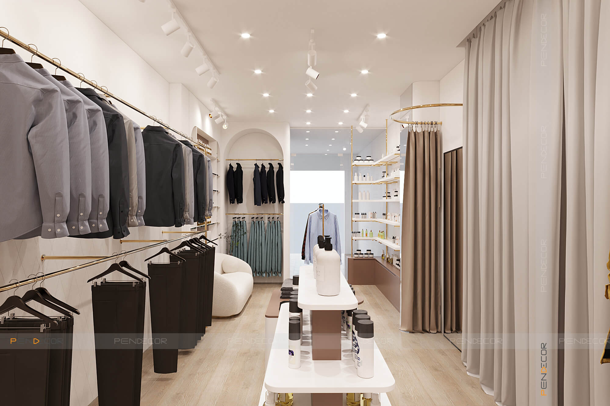 Thiết Kế Shop Thời Trang Nam Thảo Lê