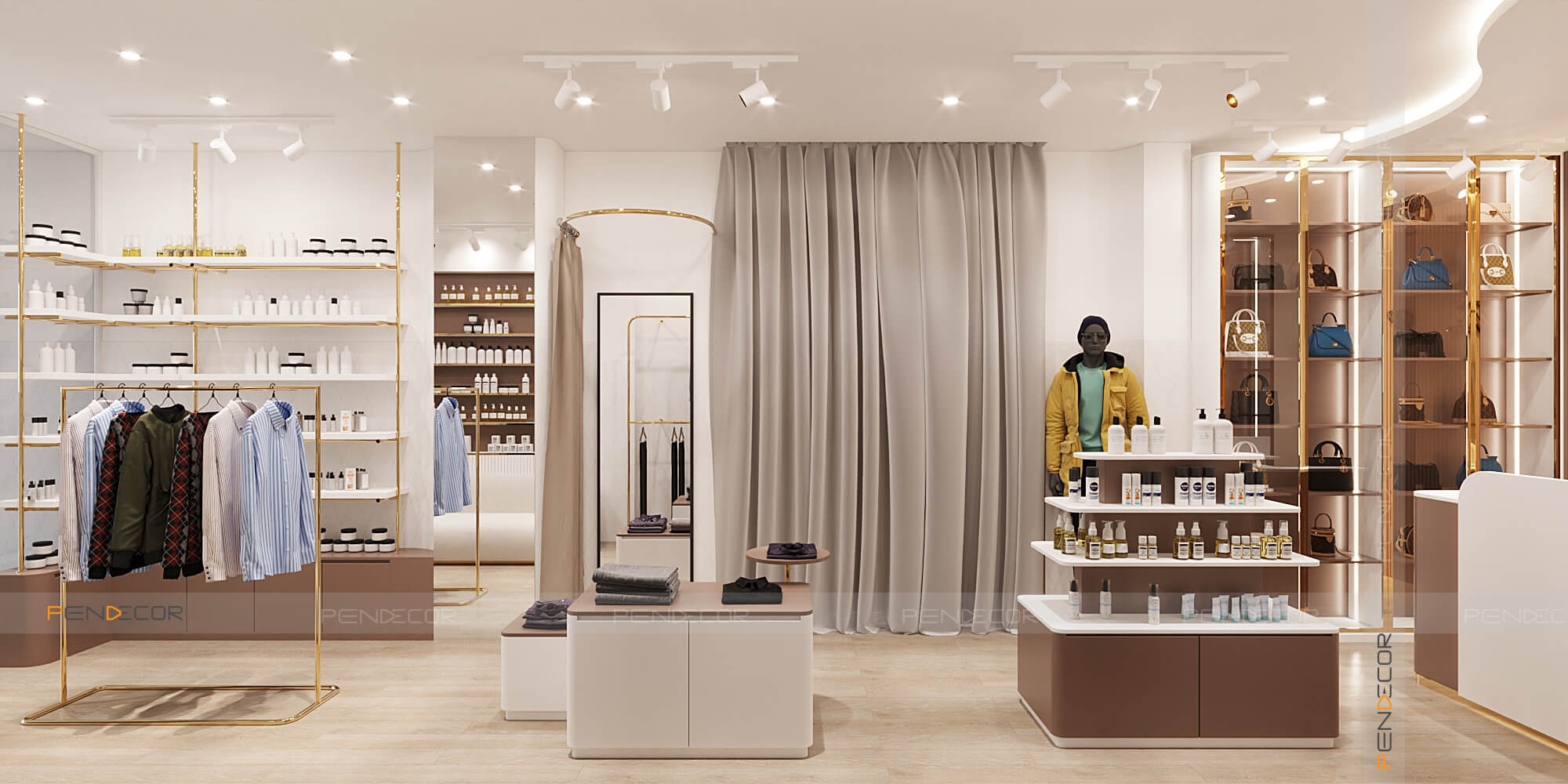 Thiết Kế Shop Thời Trang Nam Thảo Lê