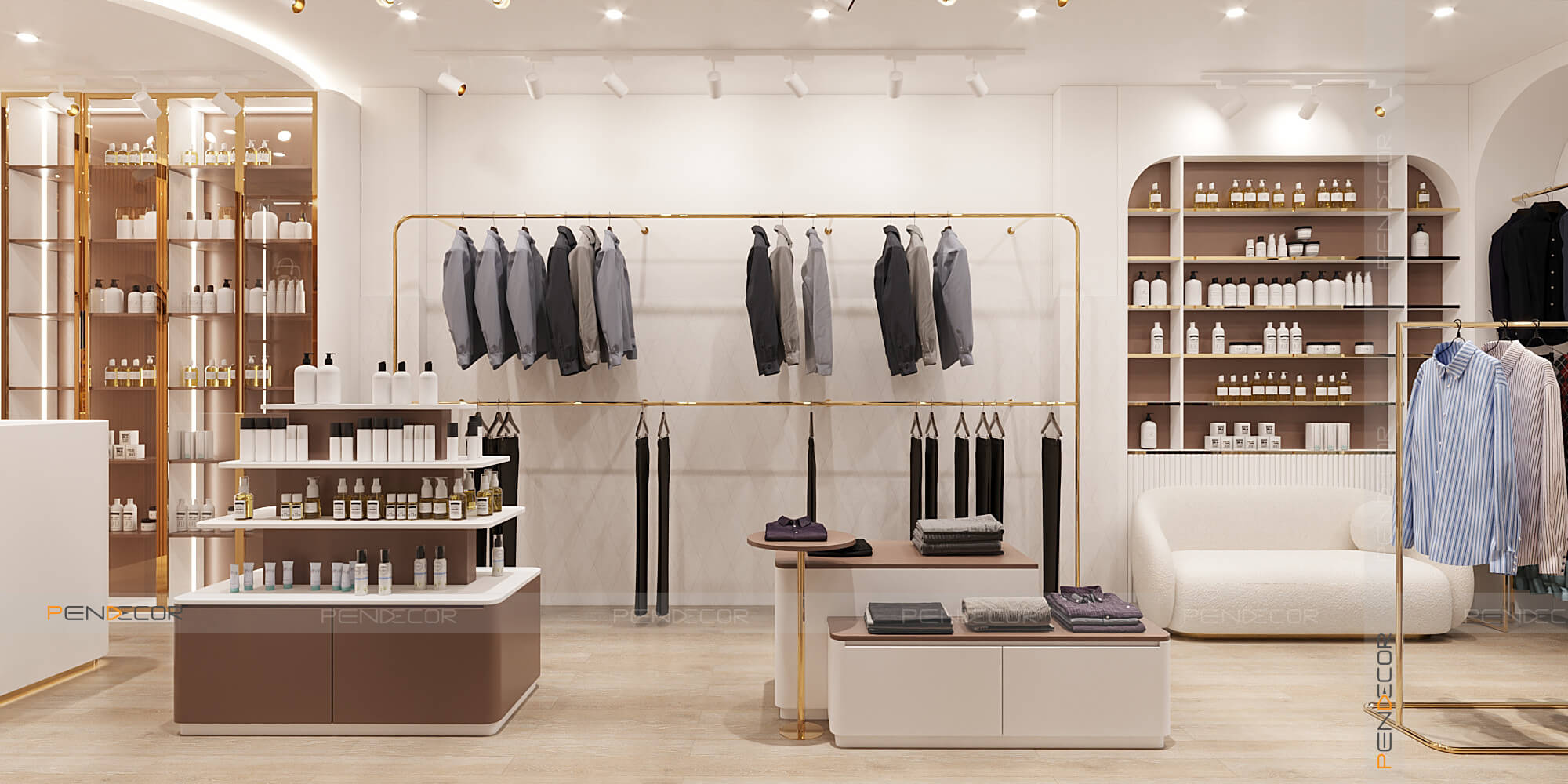 Thiết Kế Shop Thời Trang Nam Thảo Lê