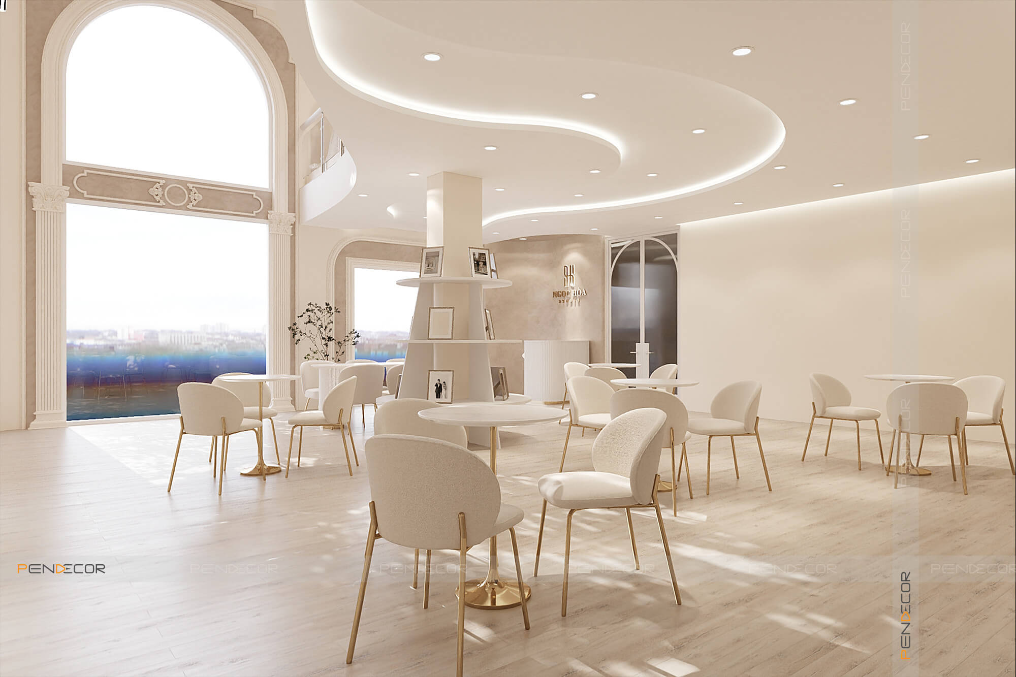 Thiết Kế Showroom Áo Cưới Ngọc Hoà