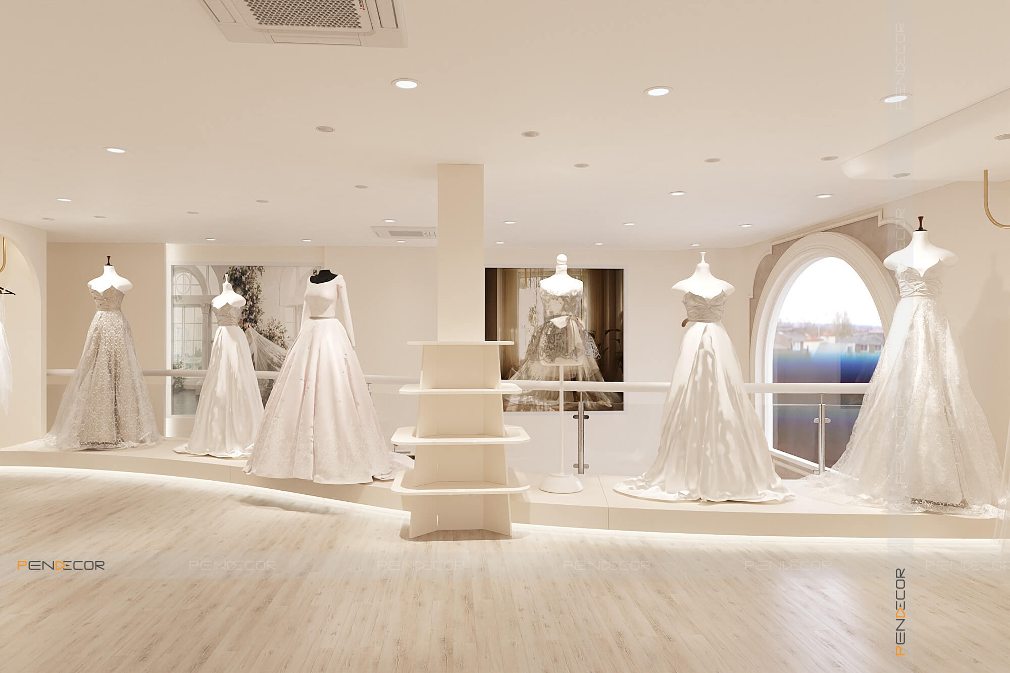 Thiết Kế Showroom Áo Cưới Ngọc Hoà