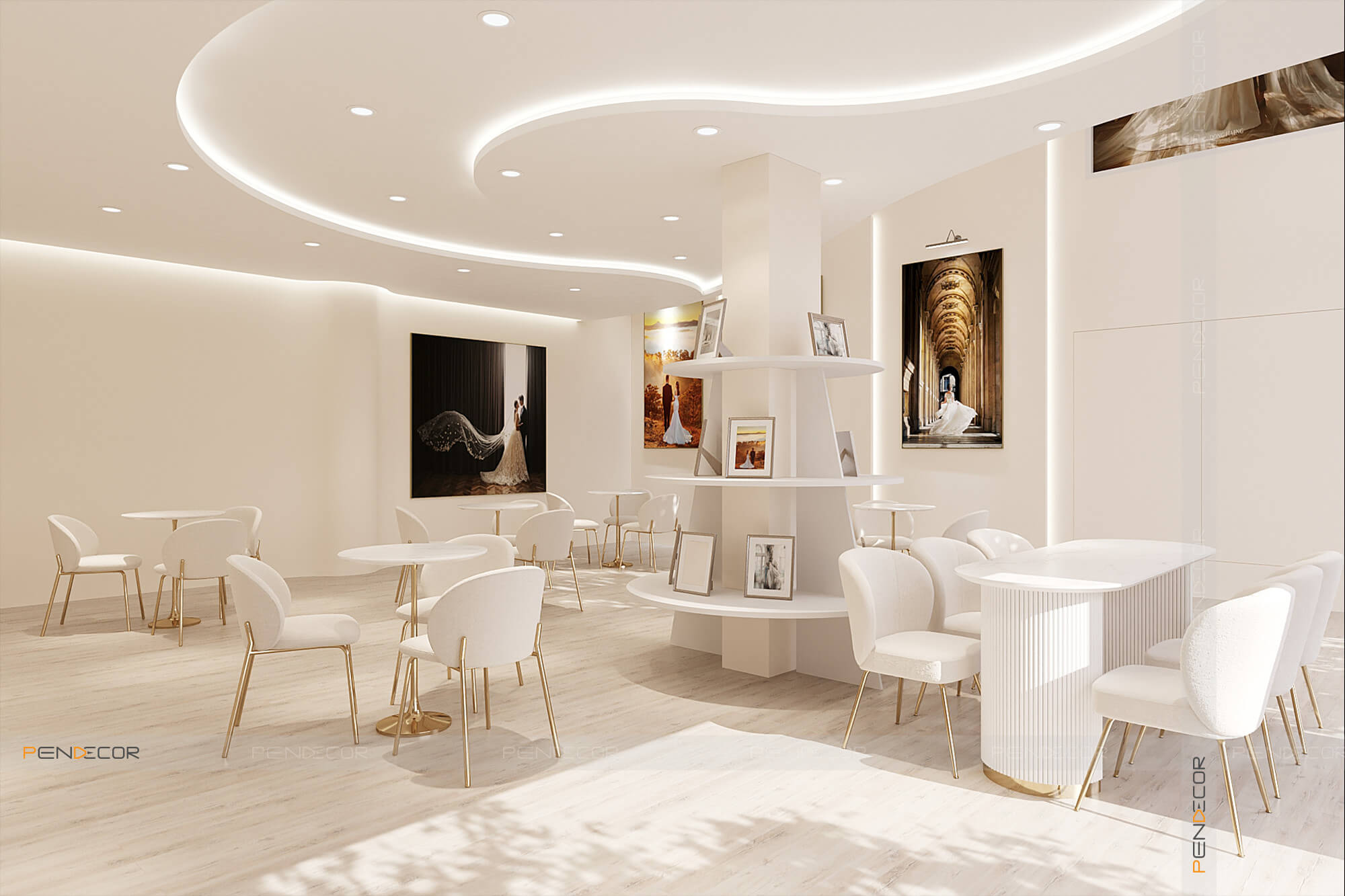 Thiết Kế Showroom Áo Cưới Ngọc Hoà