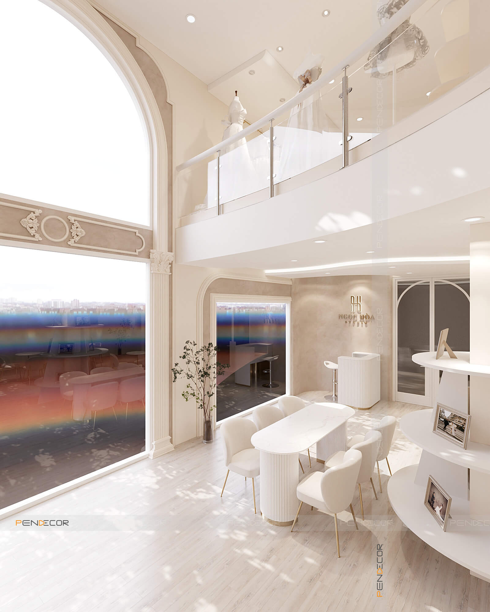 Thiết Kế Showroom Áo Cưới Ngọc Hoà