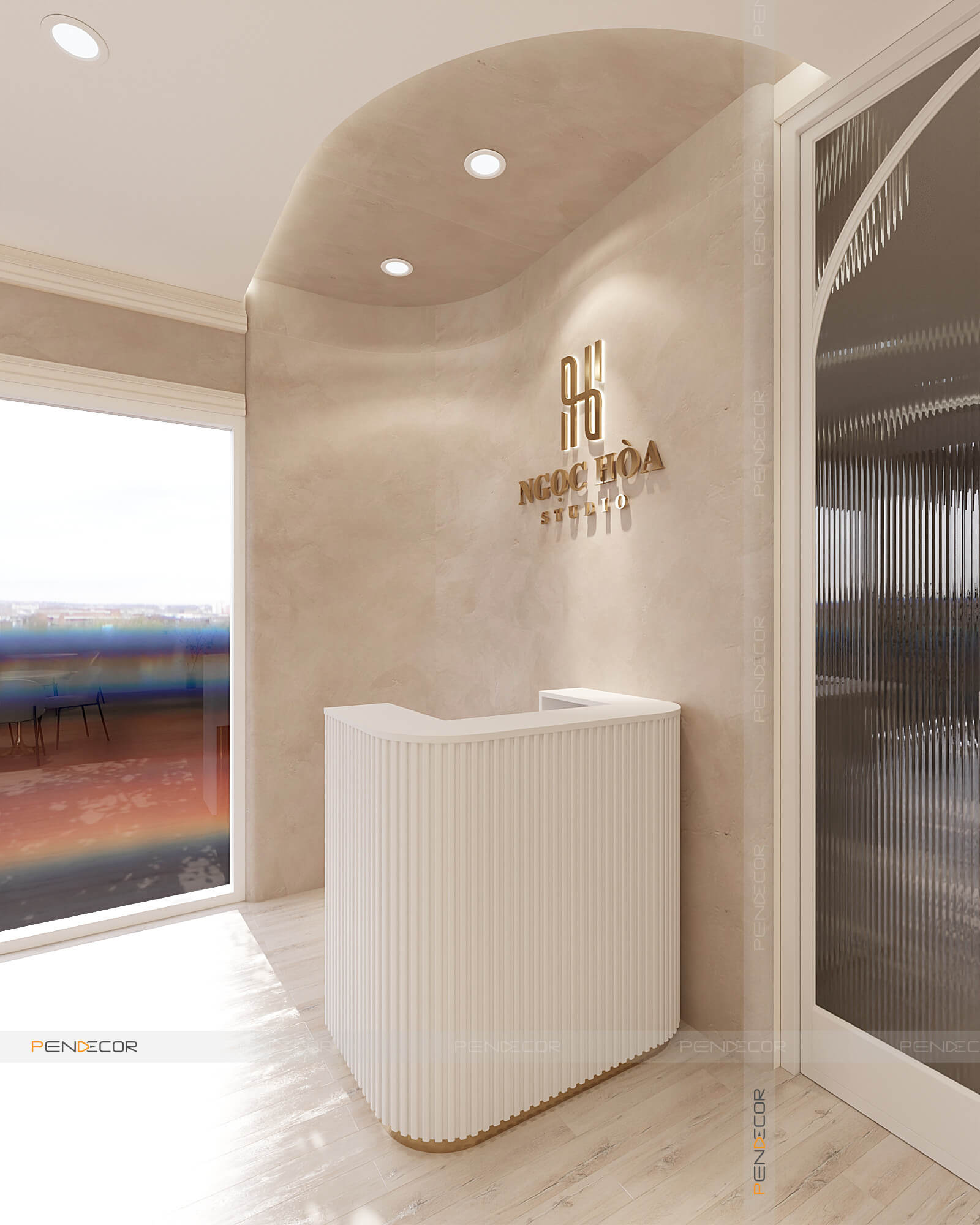 Thiết Kế Showroom Áo Cưới Ngọc Hoà