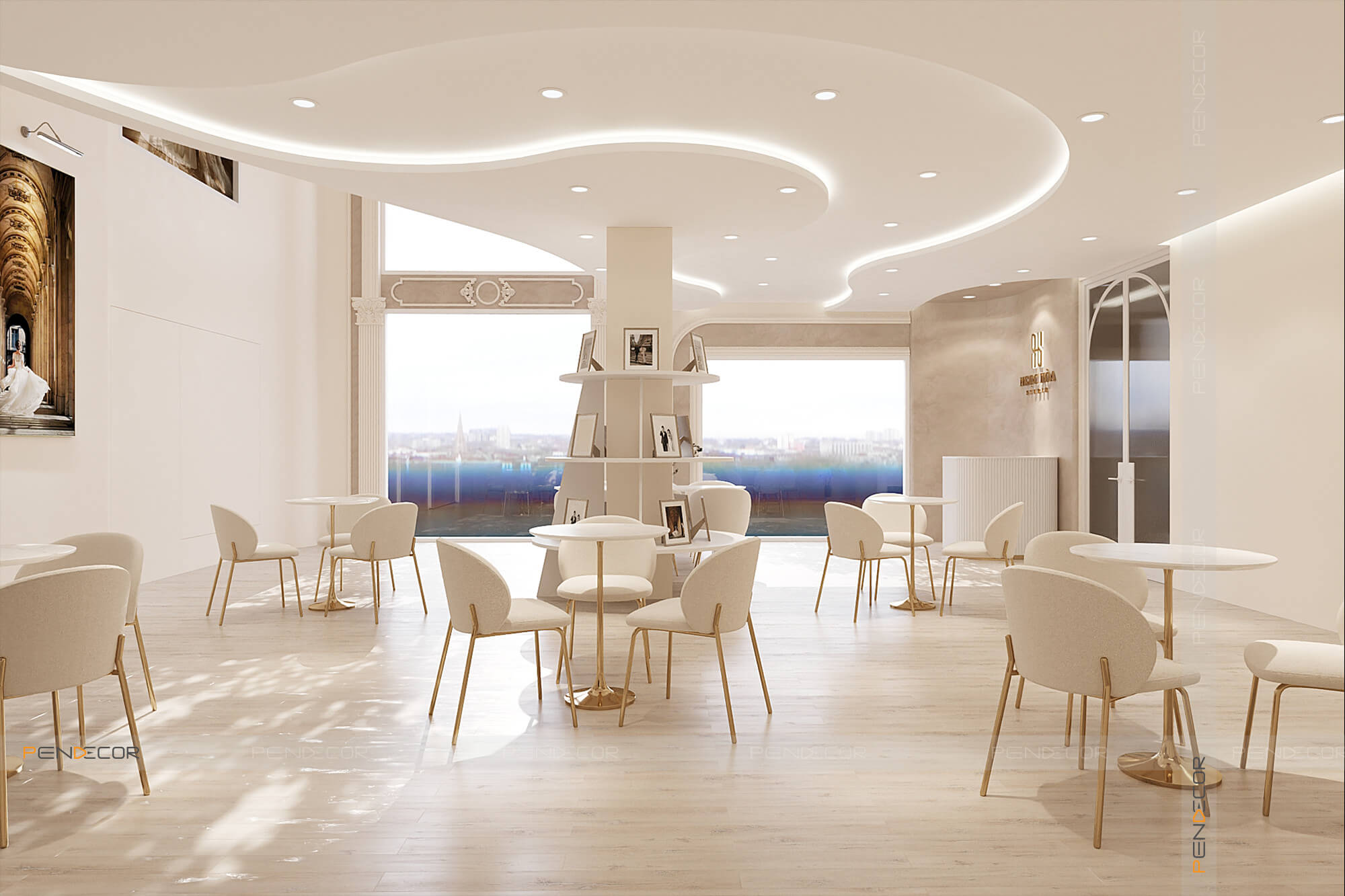 Thiết Kế Showroom Áo Cưới Ngọc Hoà