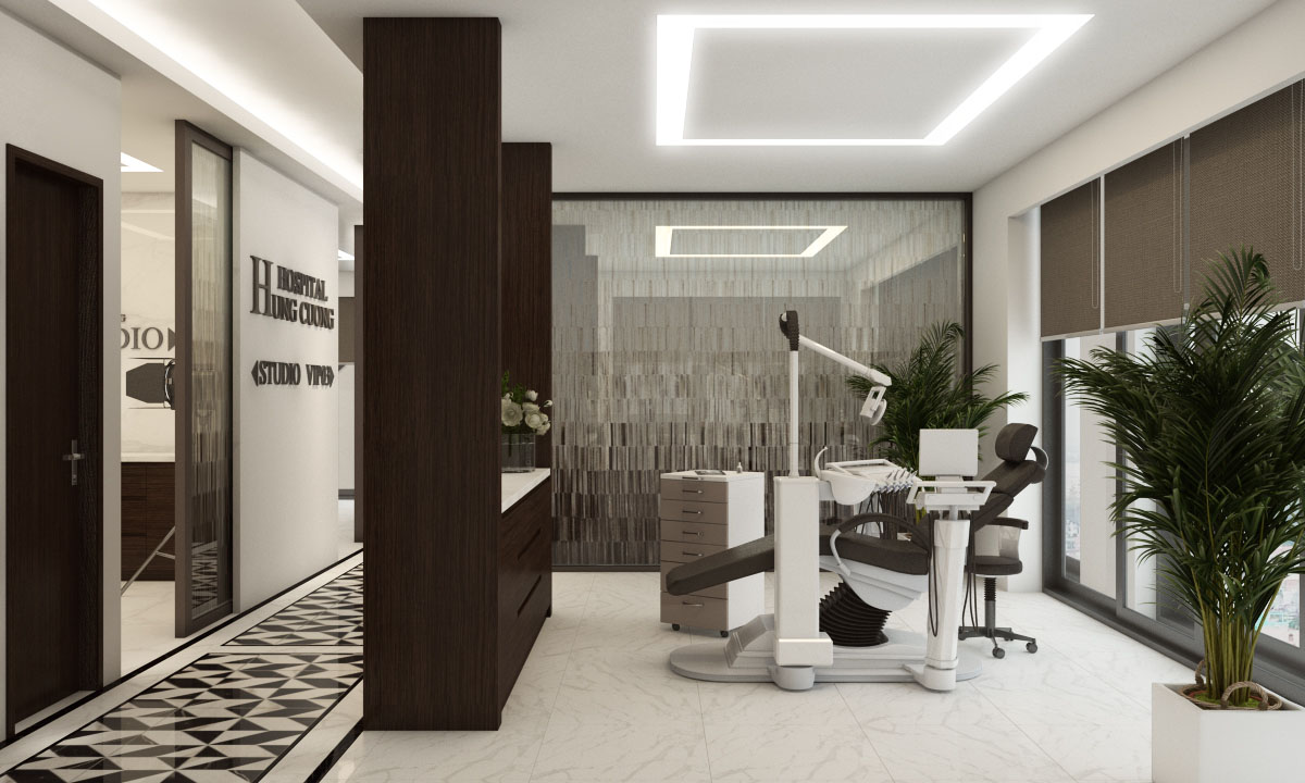 thiết kế phòng khám y học cổ truyền Pendecor