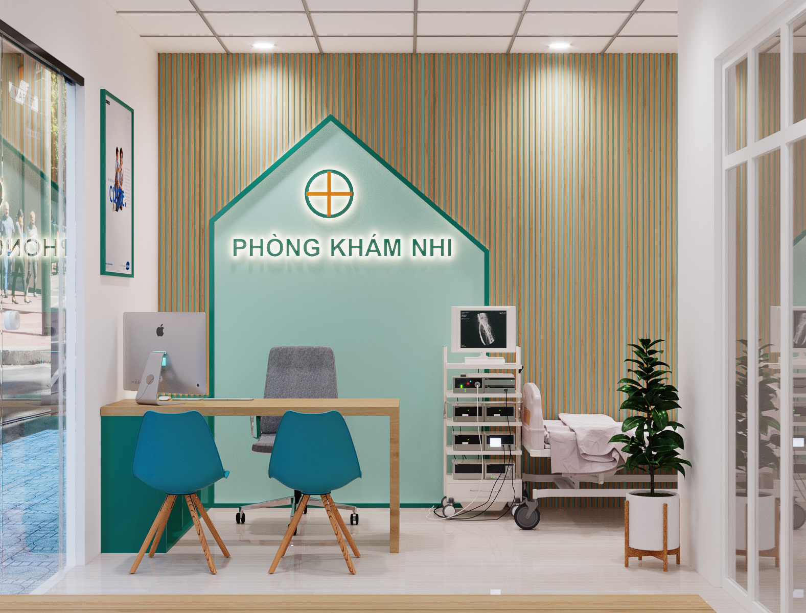 mẫu phòng khám nha khoa đẹp Pendecor