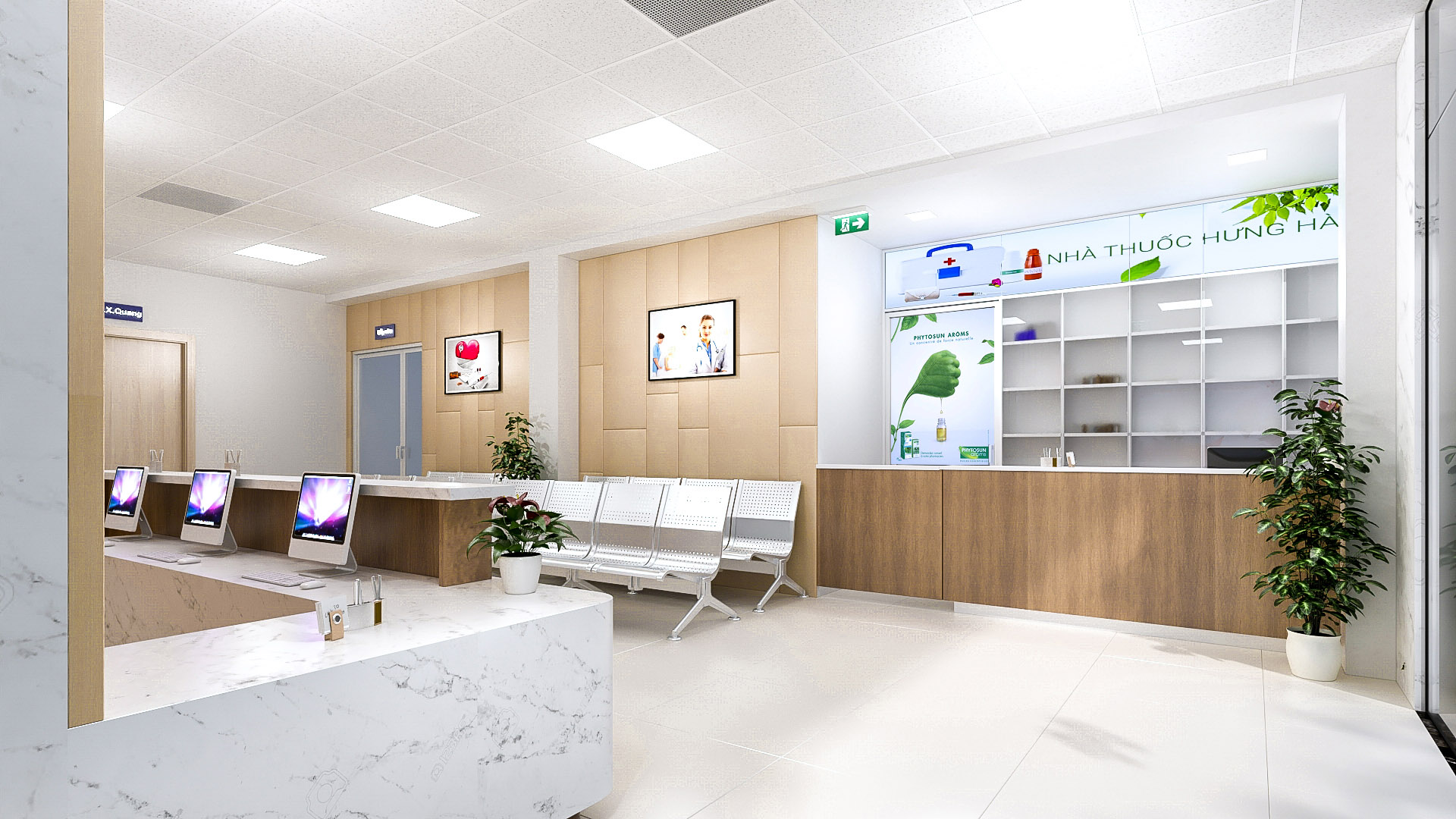 thiết kế phòng khám sản phụ khoa