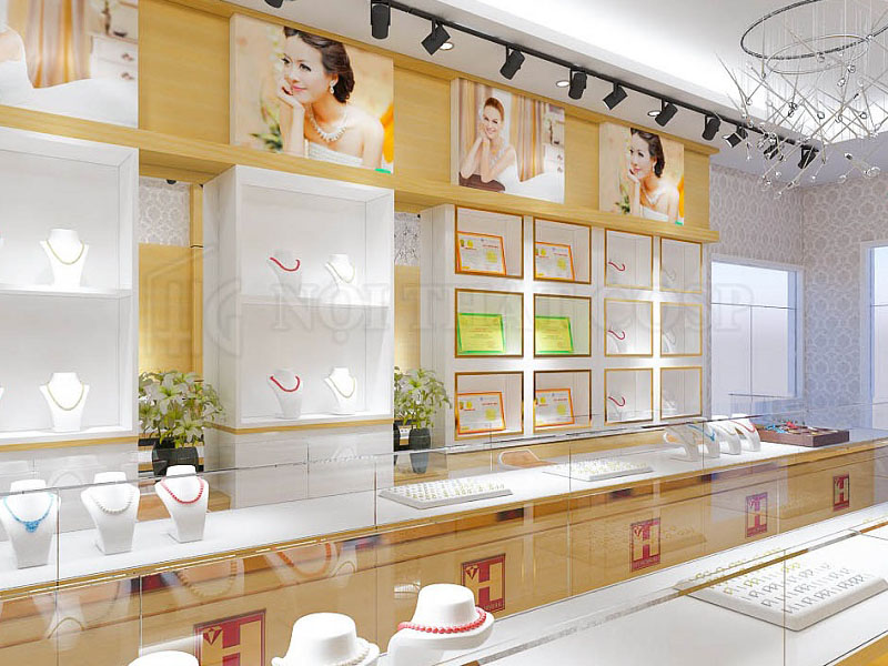 thiết kế tiệm vàng