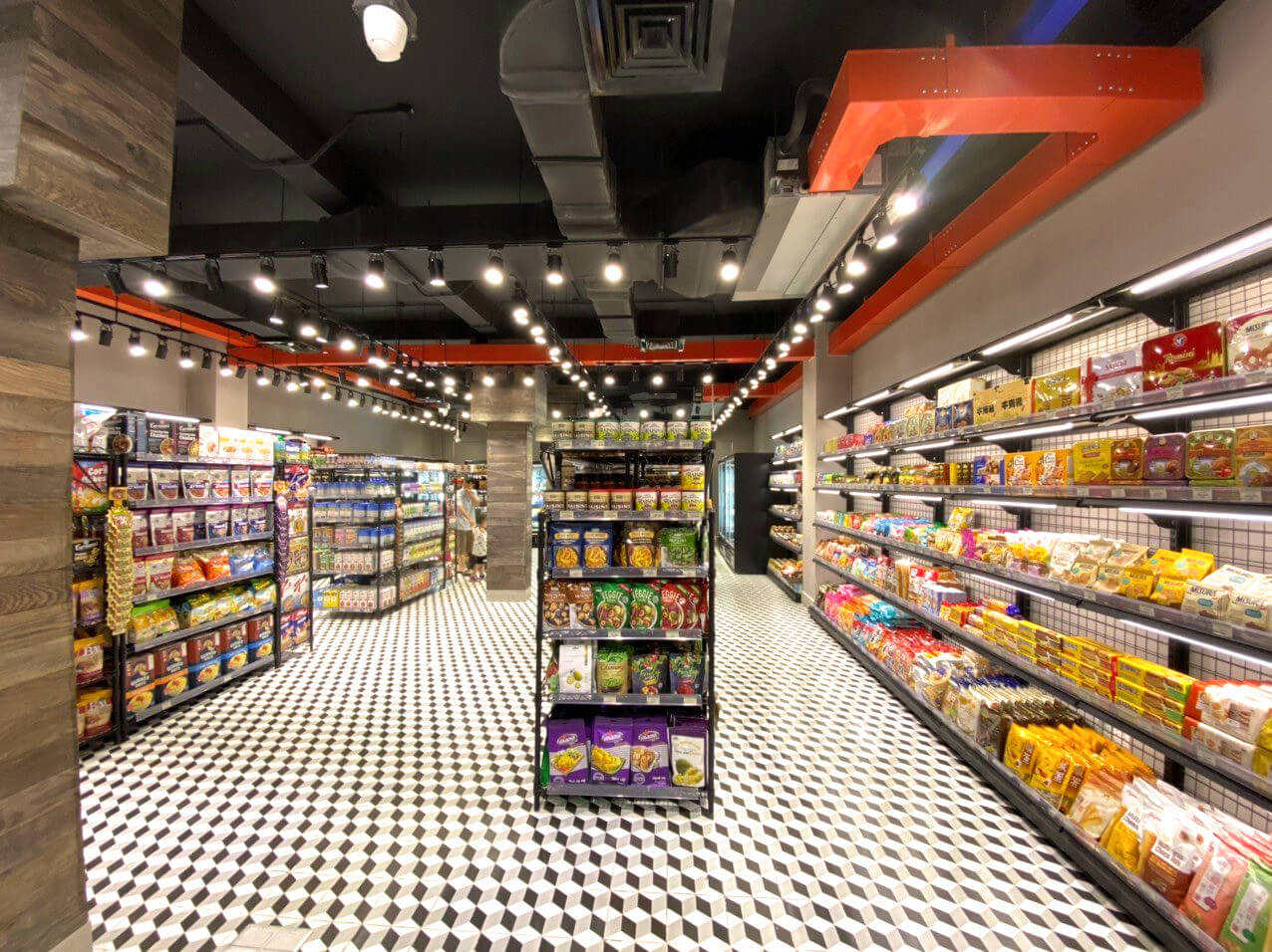 mẫu thiết kế siêu thị mini Pendecor