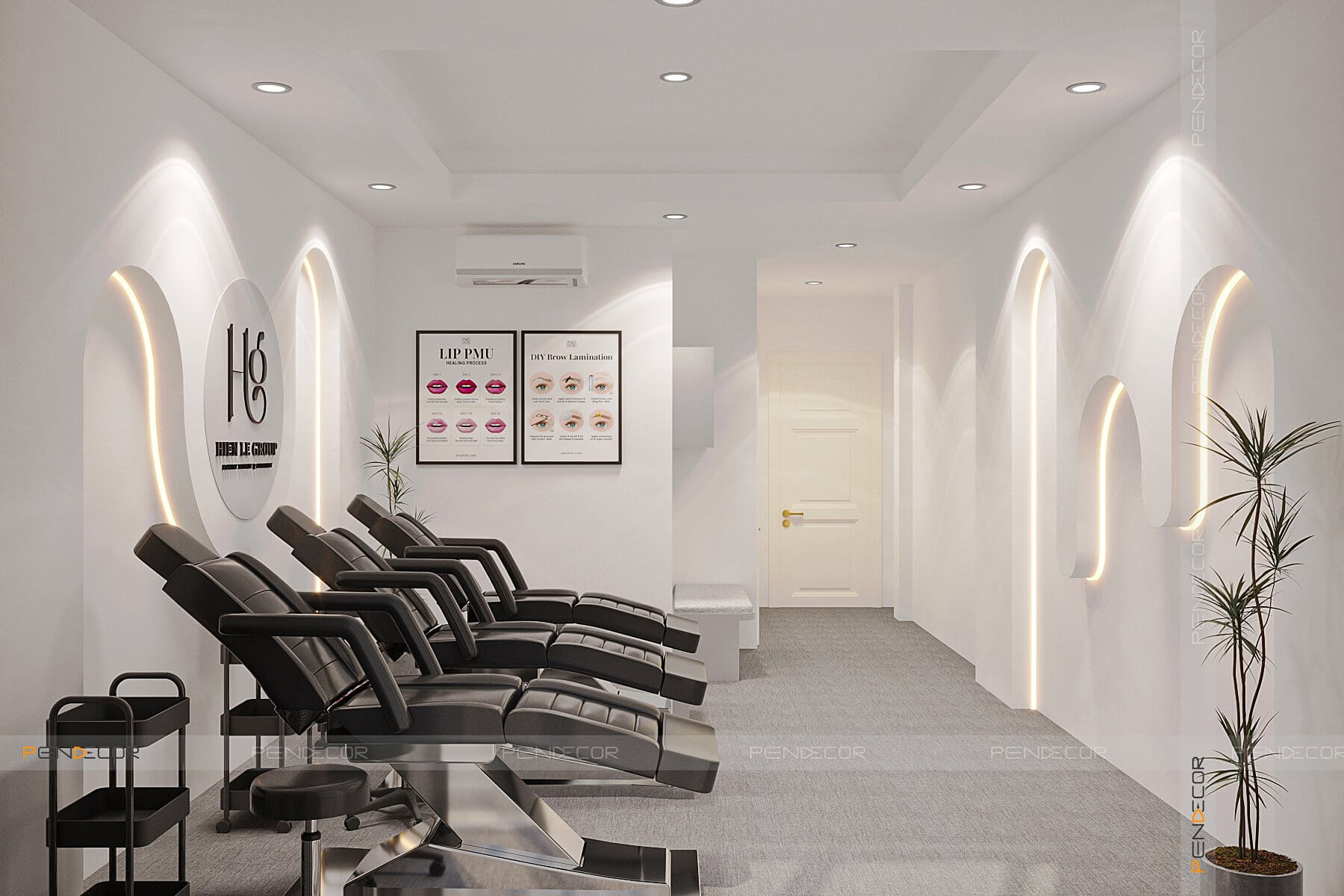 Thiết Kế Shop Mỹ Phẩm Hien Le Group