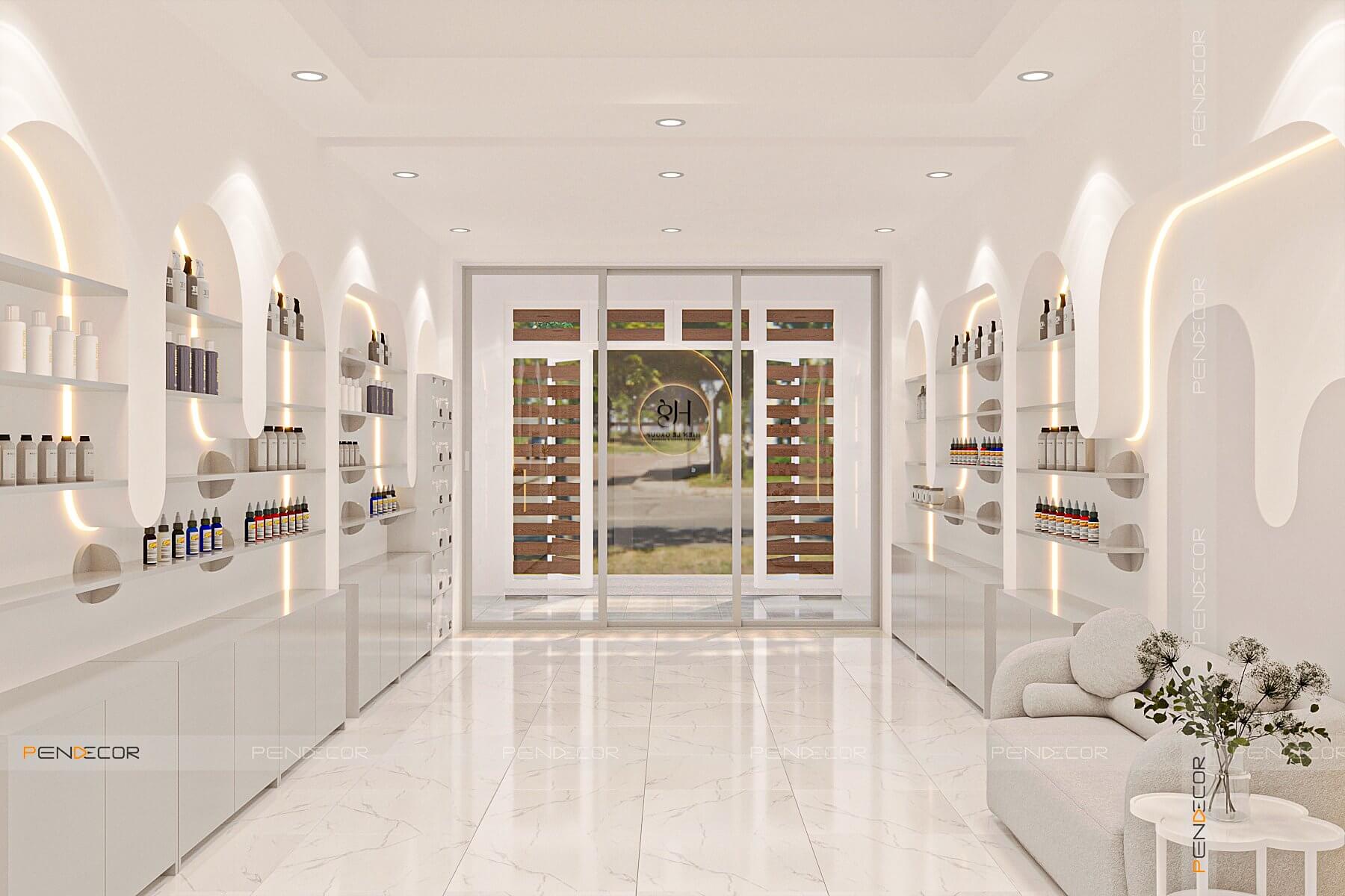 Thiết Kế Shop Mỹ Phẩm Hien Le Group