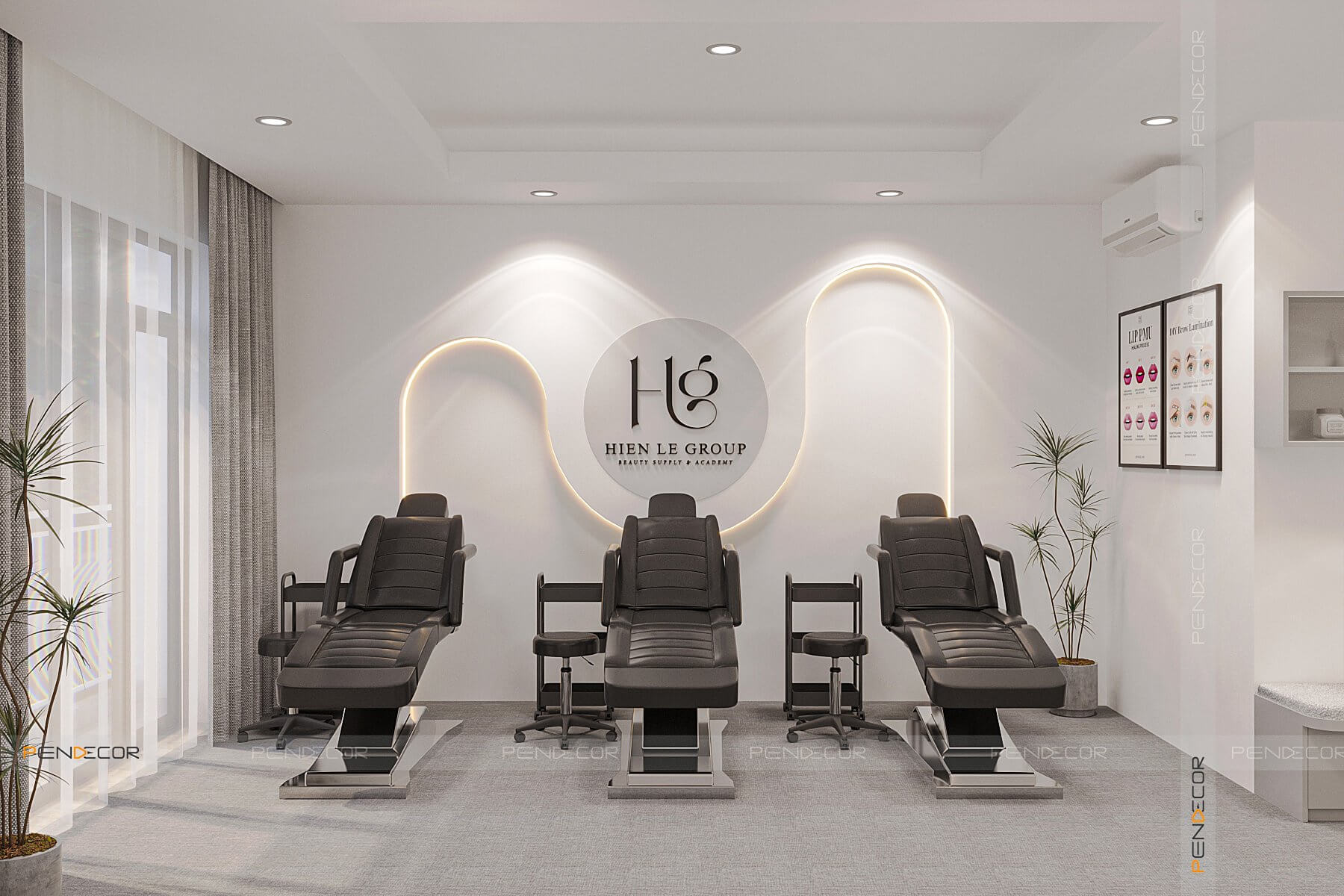 Thiết Kế Shop Mỹ Phẩm Hien Le Group