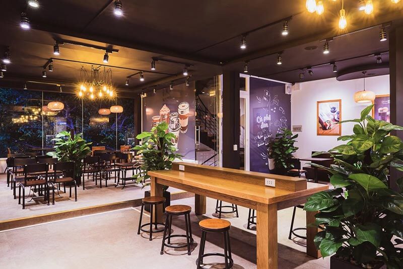 thiết kế quán cà phê Pendecor