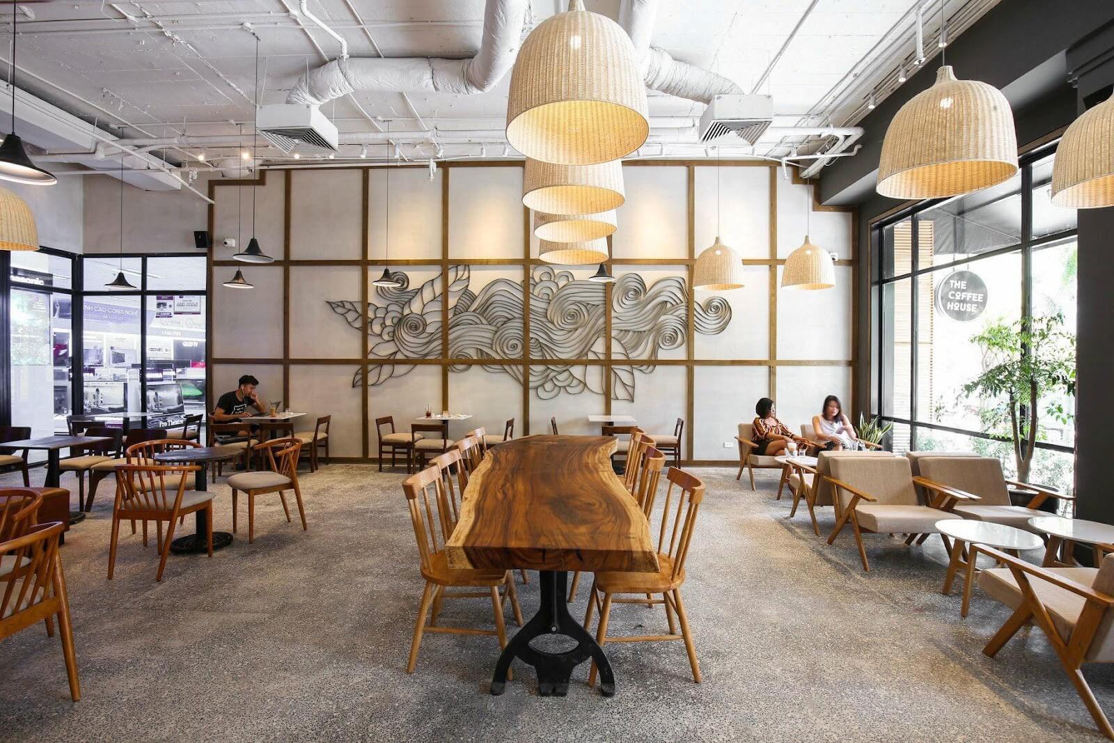 thi công quán cafe Pendecor