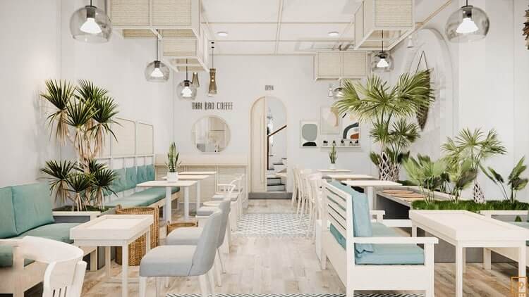 thiết kế quán cafe Pendecor