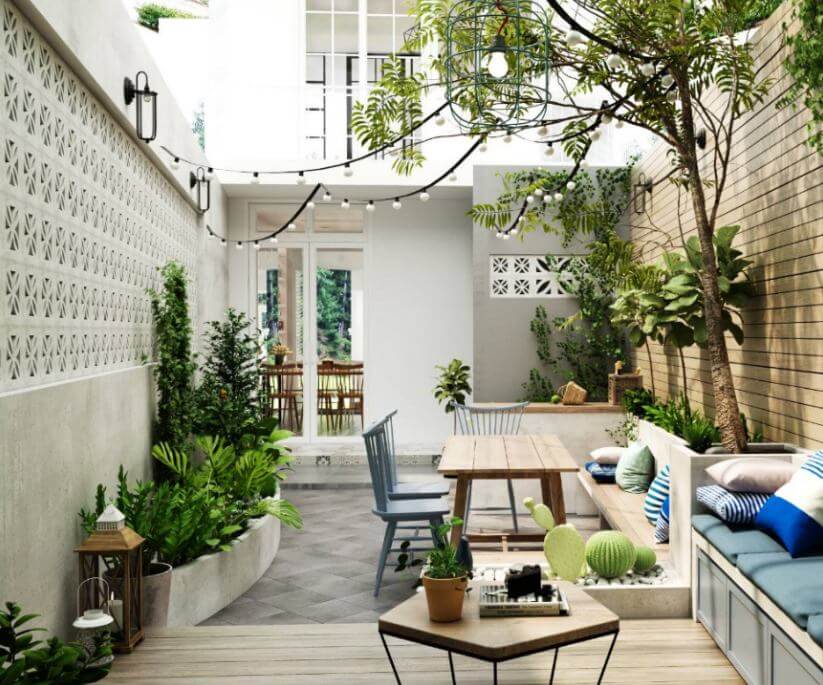 thiết kế quán cafe không gian hẹp Pendecor