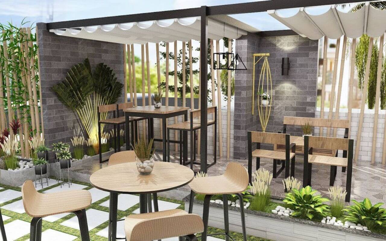 các mẫu quán cà phê nhỏ đẹp Pendecor