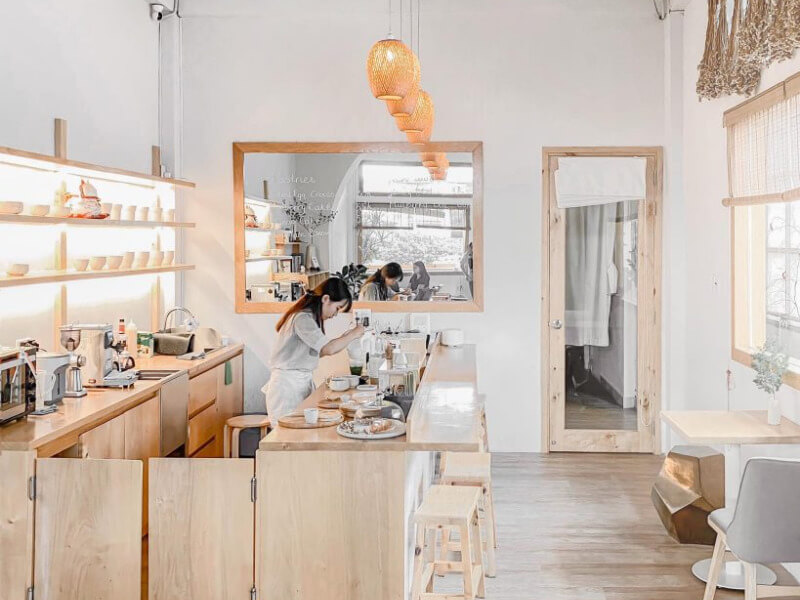 thiết kế quán cafe nhỏ đẹp giá rẻ Pendecor