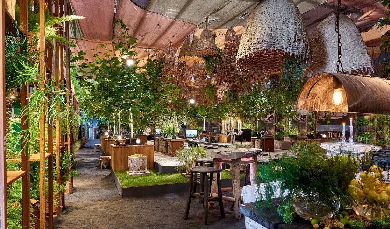 thiết kế cafe sân vườn đẹp Pendecor