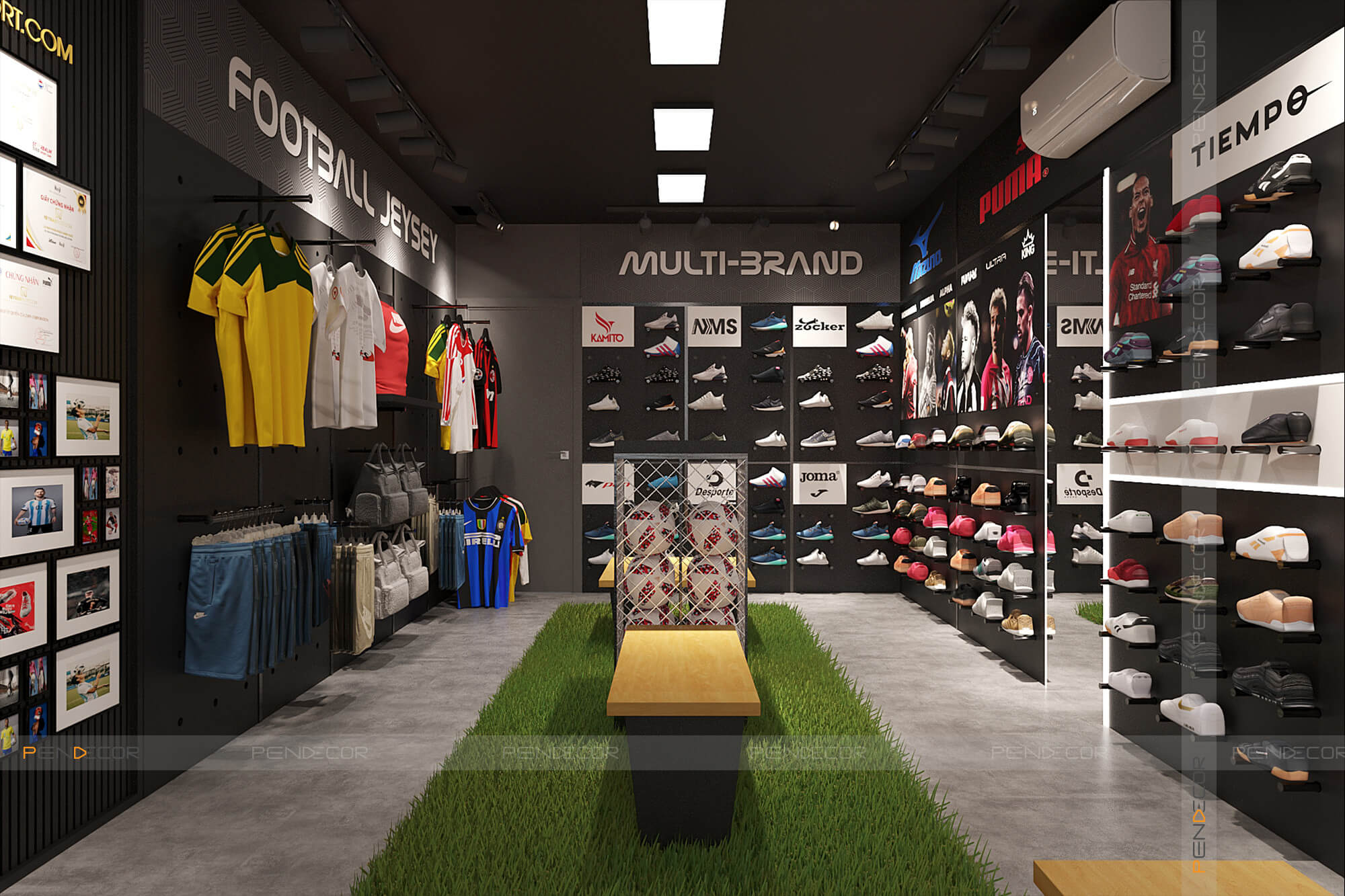 Thiết Kế Shop Giày Neymar Sport (NMS)