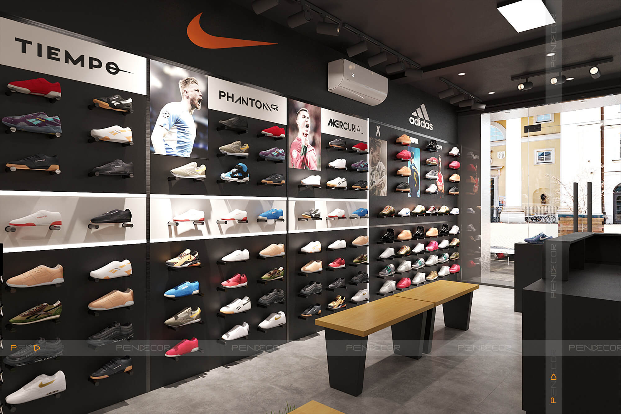 Thiết Kế Shop Giày Neymar Sport (NMS)