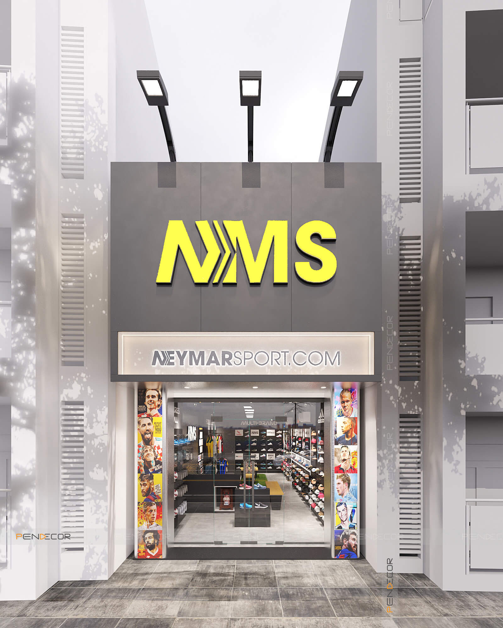 Thiết Kế Shop Giày Neymar Sport (NMS)