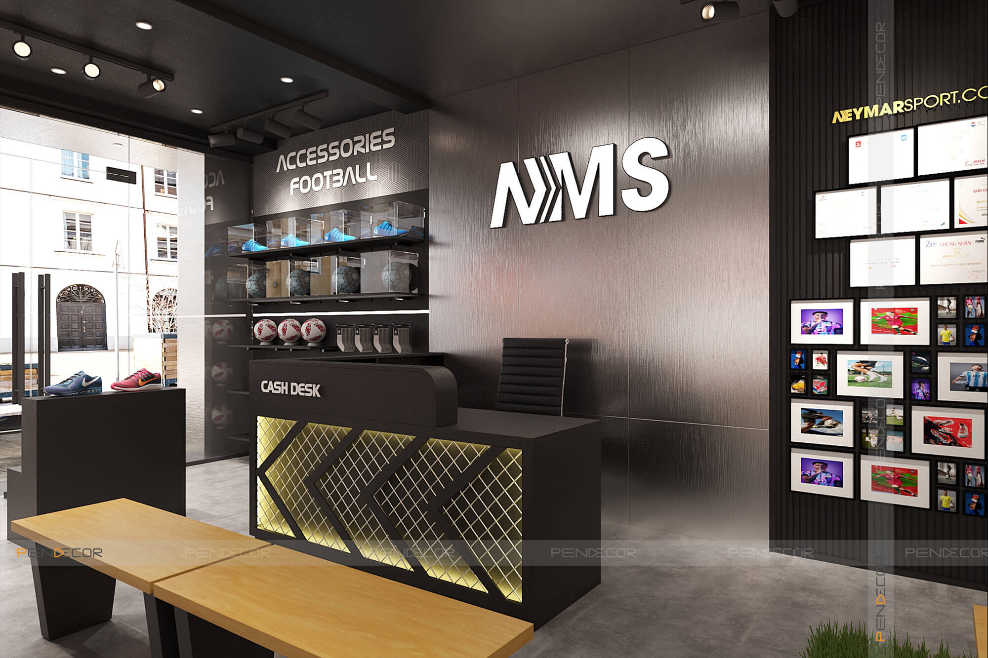 Thiết Kế Shop Giày Neymar Sport (NMS)