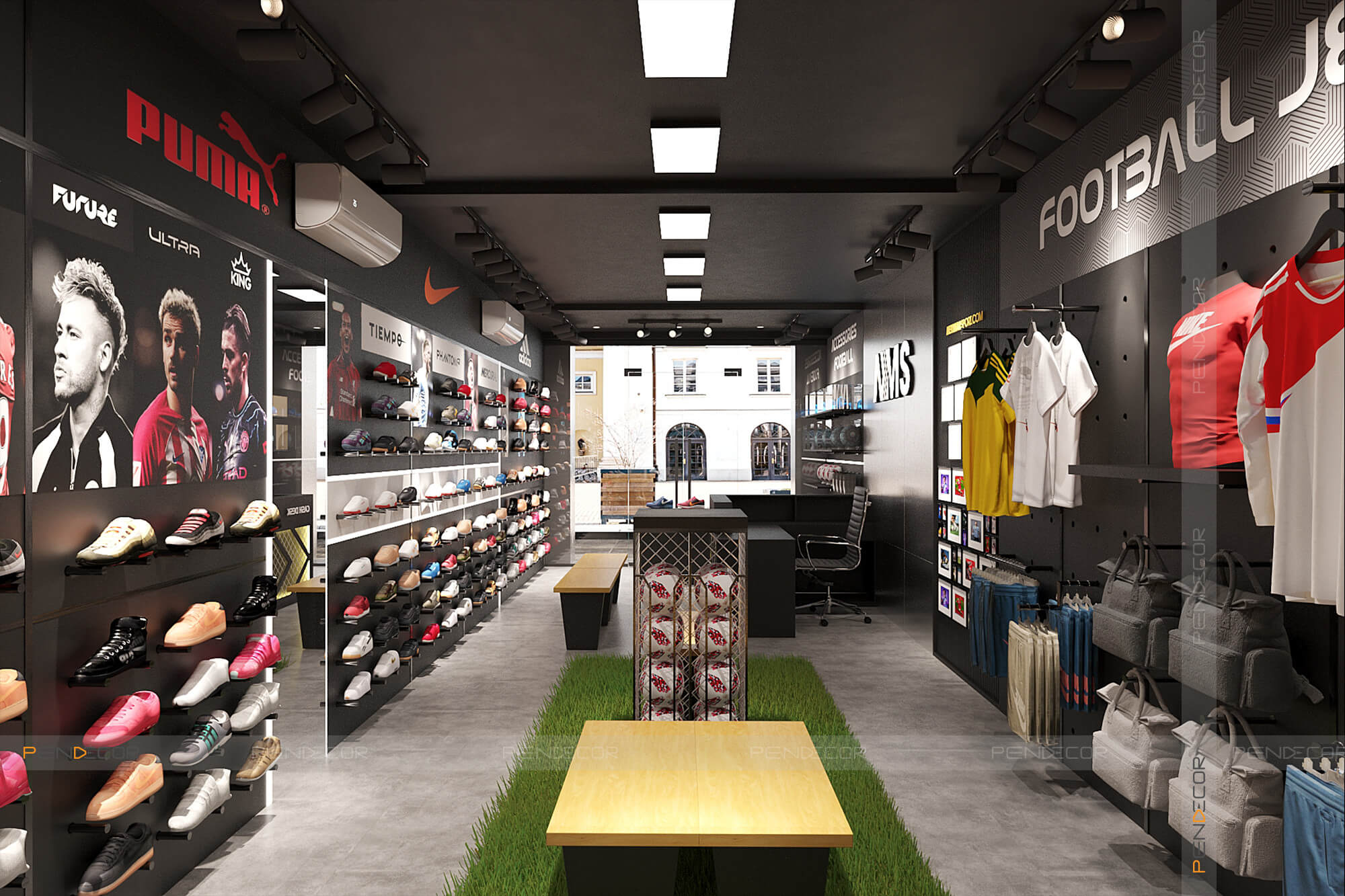 Thiết Kế Shop Giày Neymar Sport (NMS)