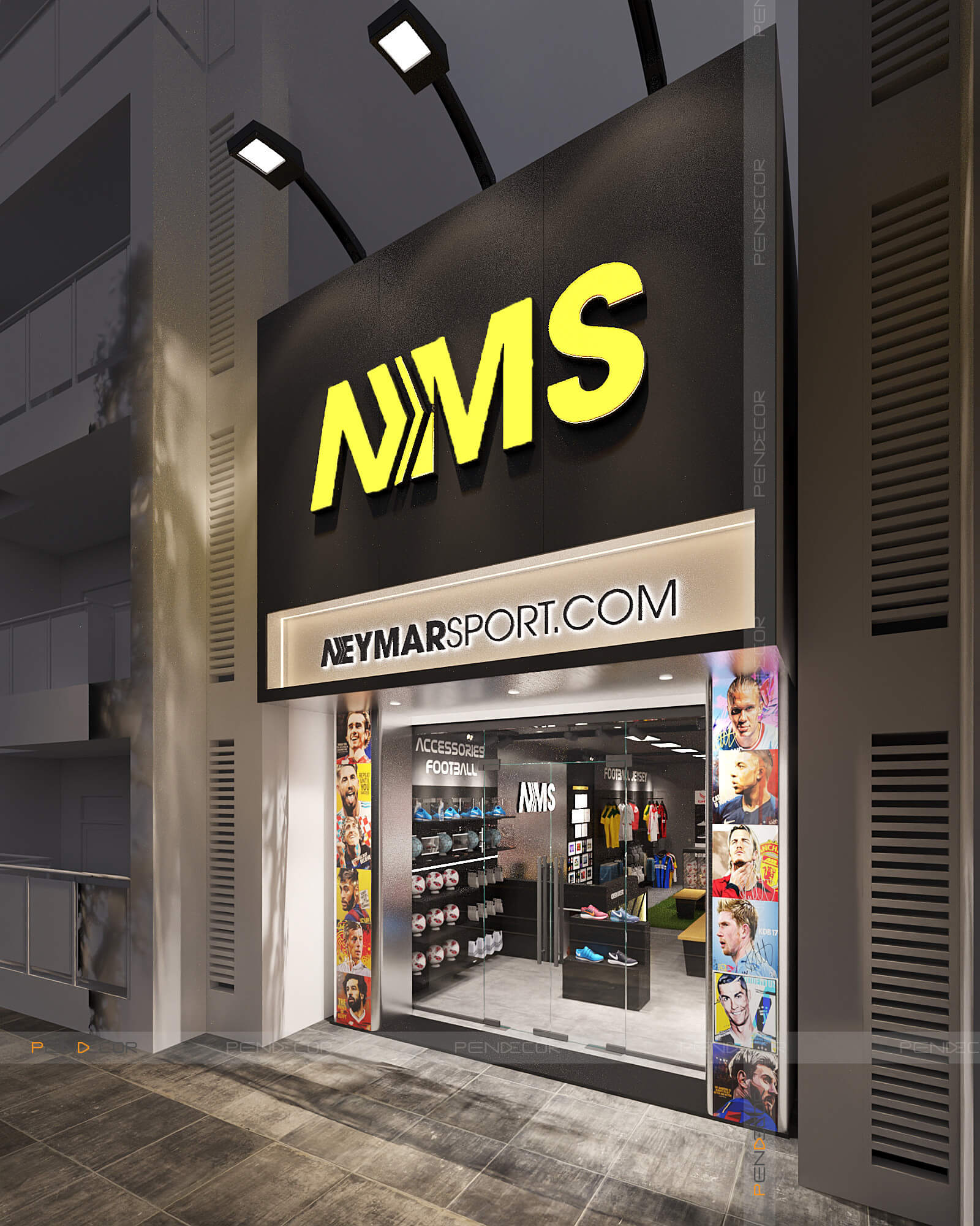 Thiết Kế Shop Giày Neymar Sport (NMS)