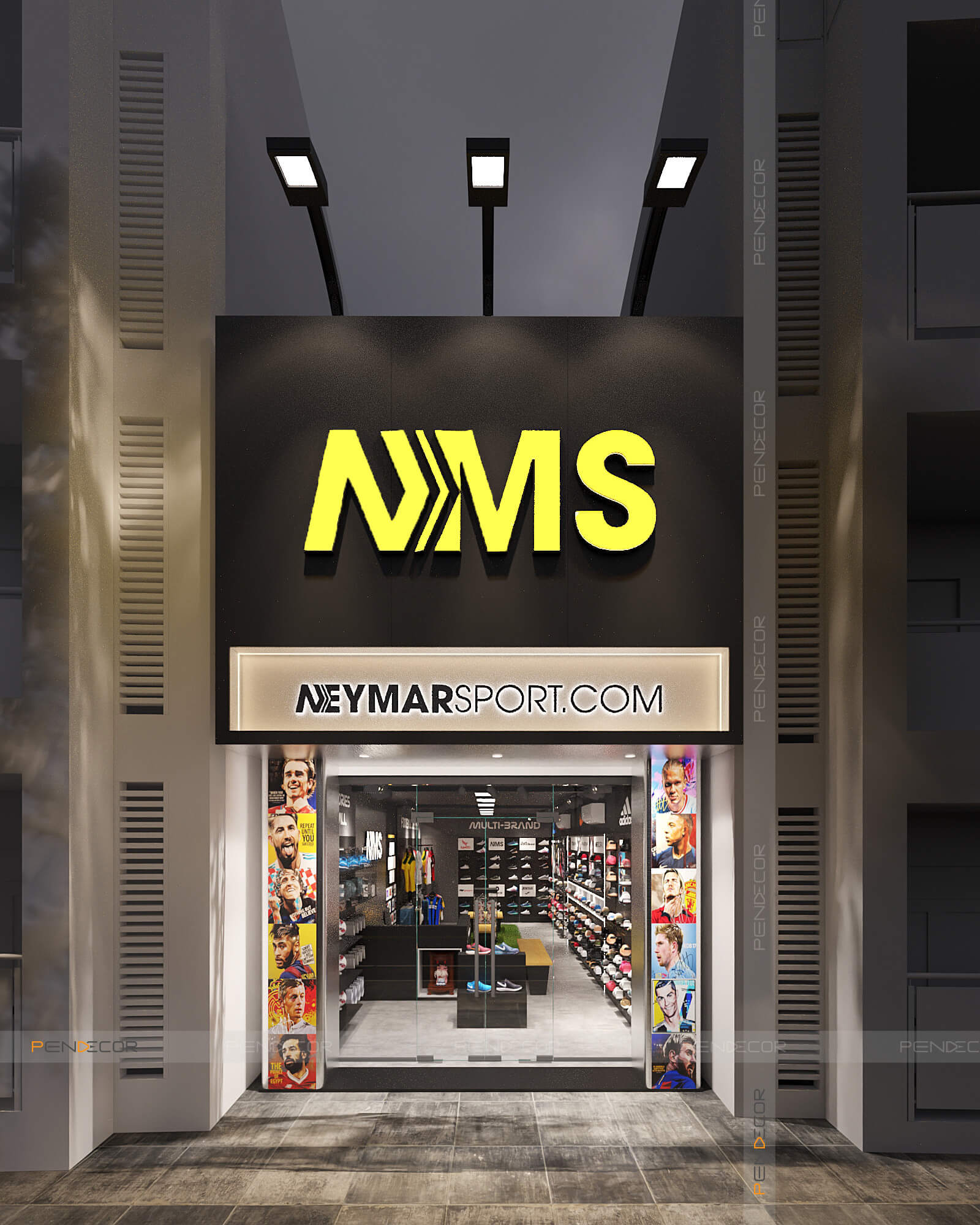 Thiết Kế Shop Giày Neymar Sport (NMS)
