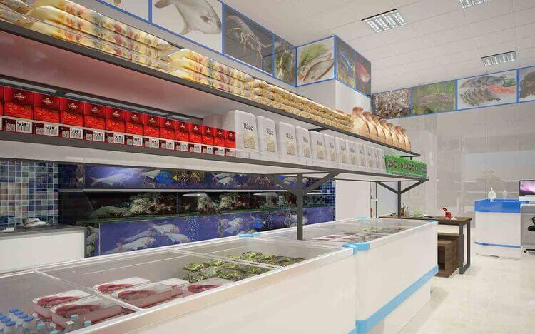 mở cửa hàng bán hải sản tươi sống Pendecor