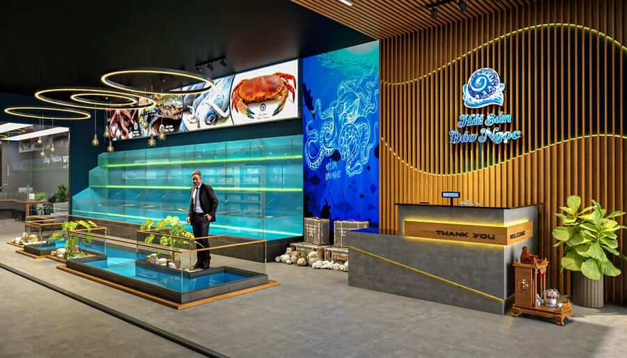 chi phí mở cửa hàng hải sản tươi sống