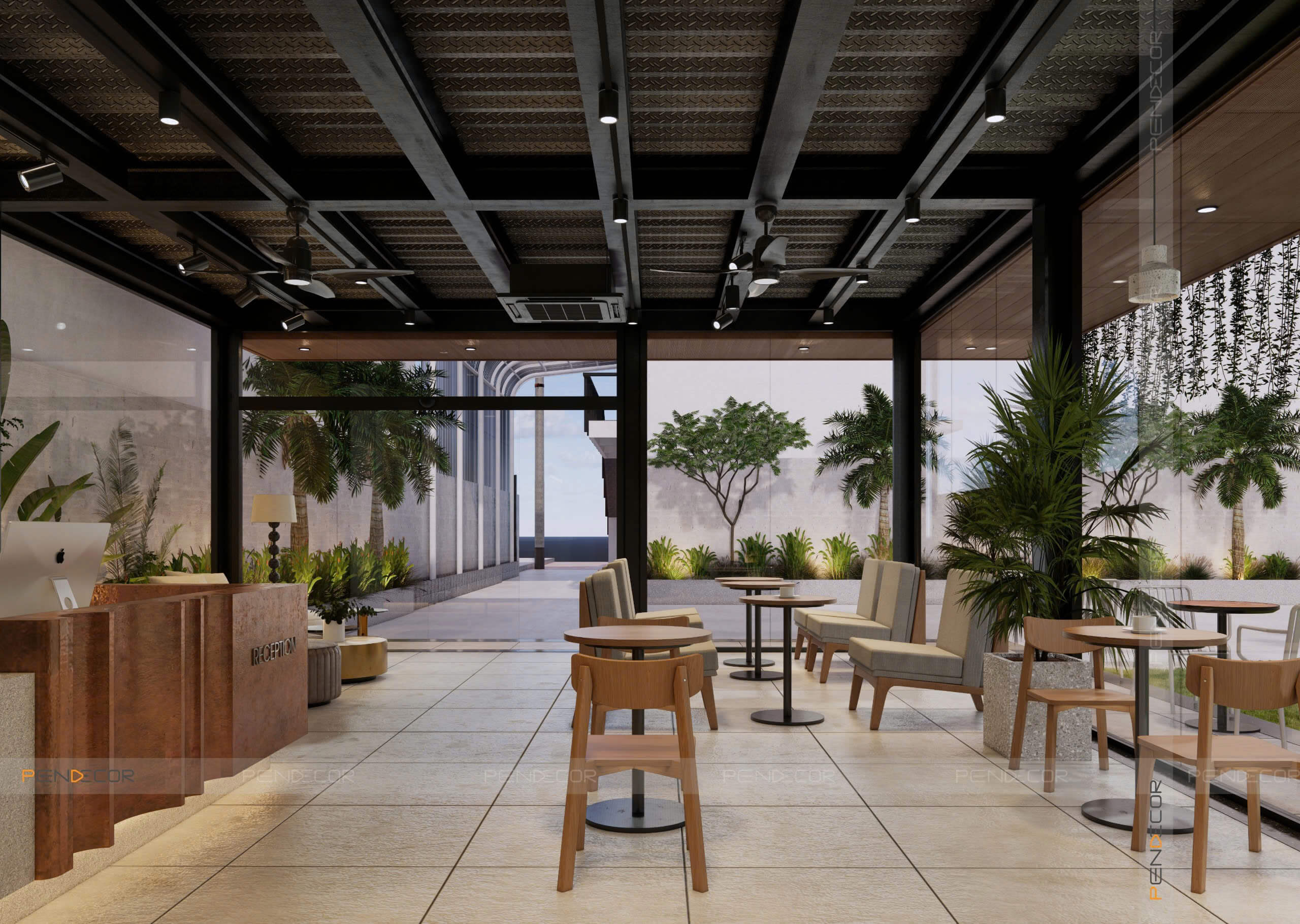 Thiết Kế Quán TEA & COFFE