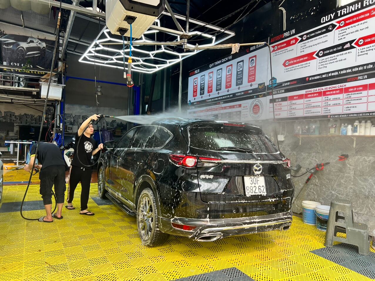 chi phí mở tiệm rửa xe Pendecor