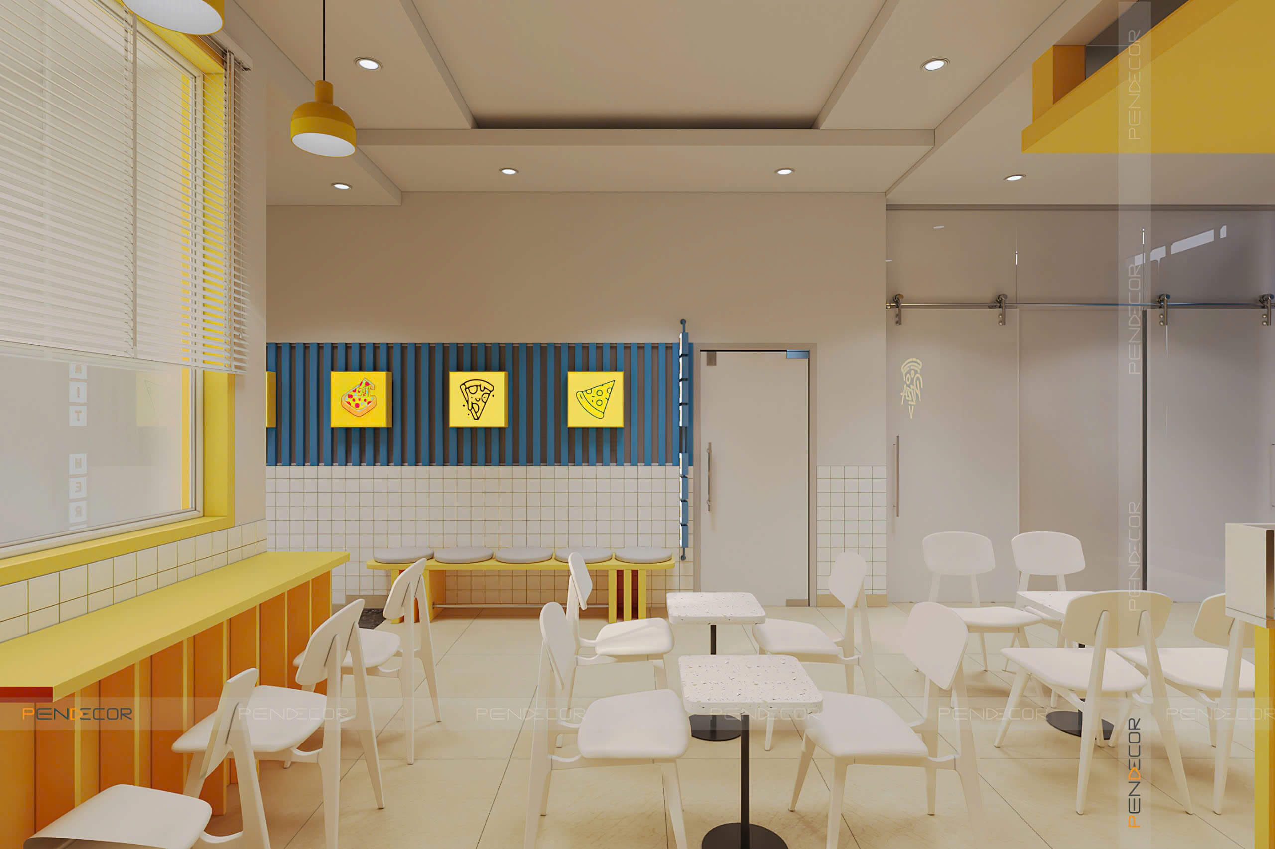 Thiết Kế Tiệm Bánh Pizza Whassup