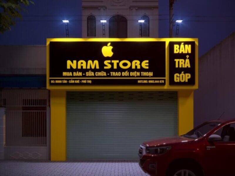 thiết kế bảng hiệu đẹp Pendecor