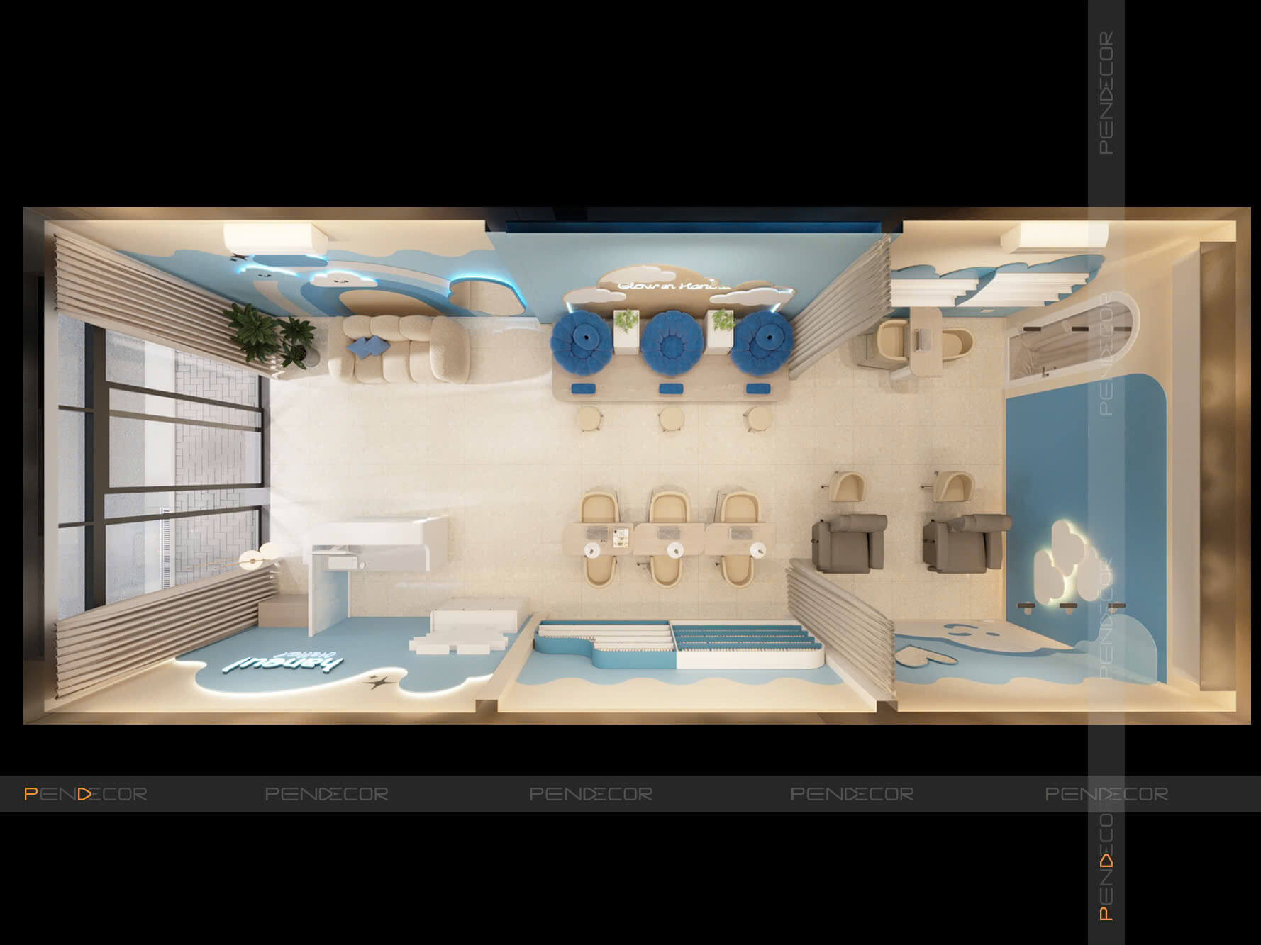 Thiết Kế Tiệm Nail Haneul