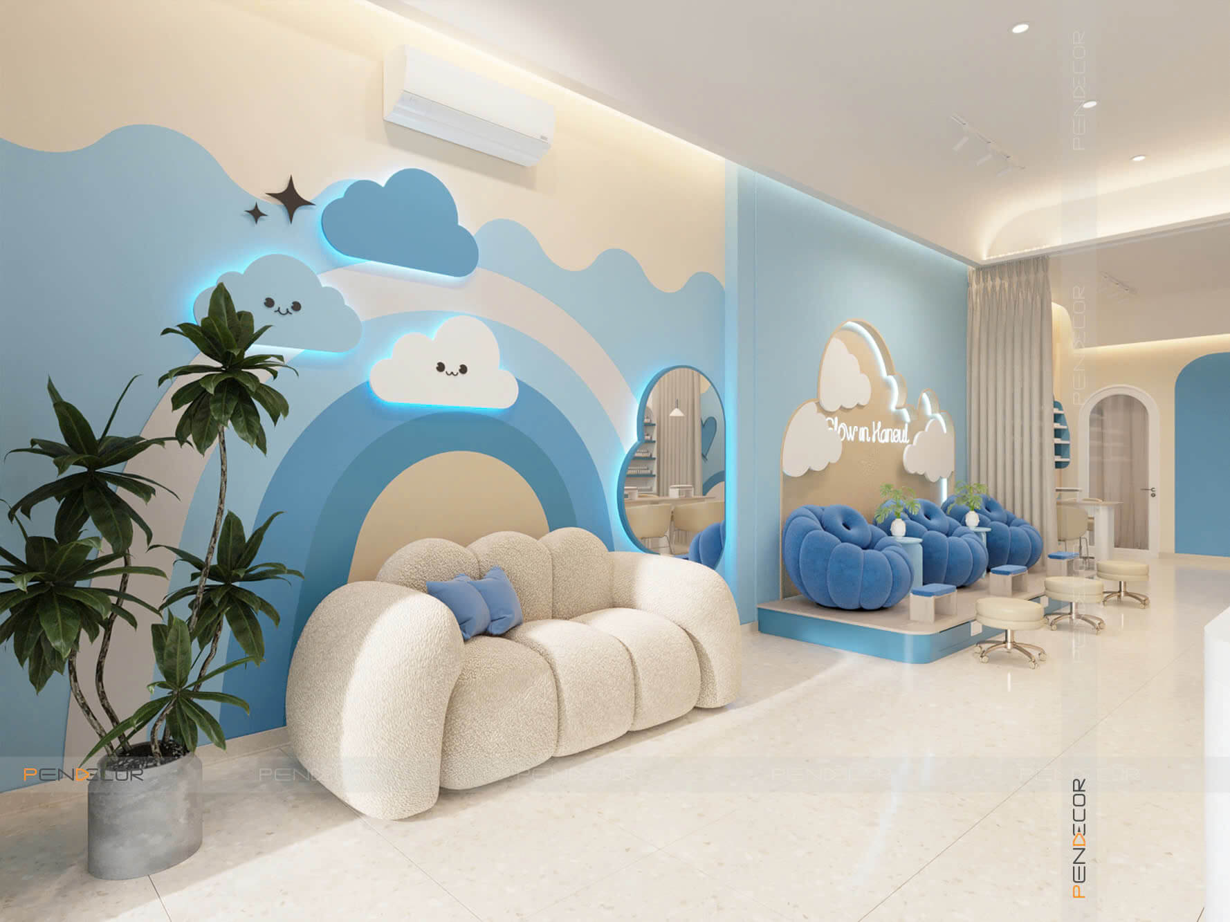 Thiết Kế Tiệm Nail Haneul