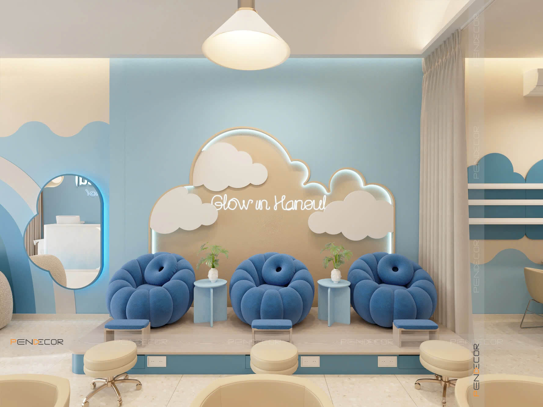 Thiết Kế Tiệm Nail Haneul