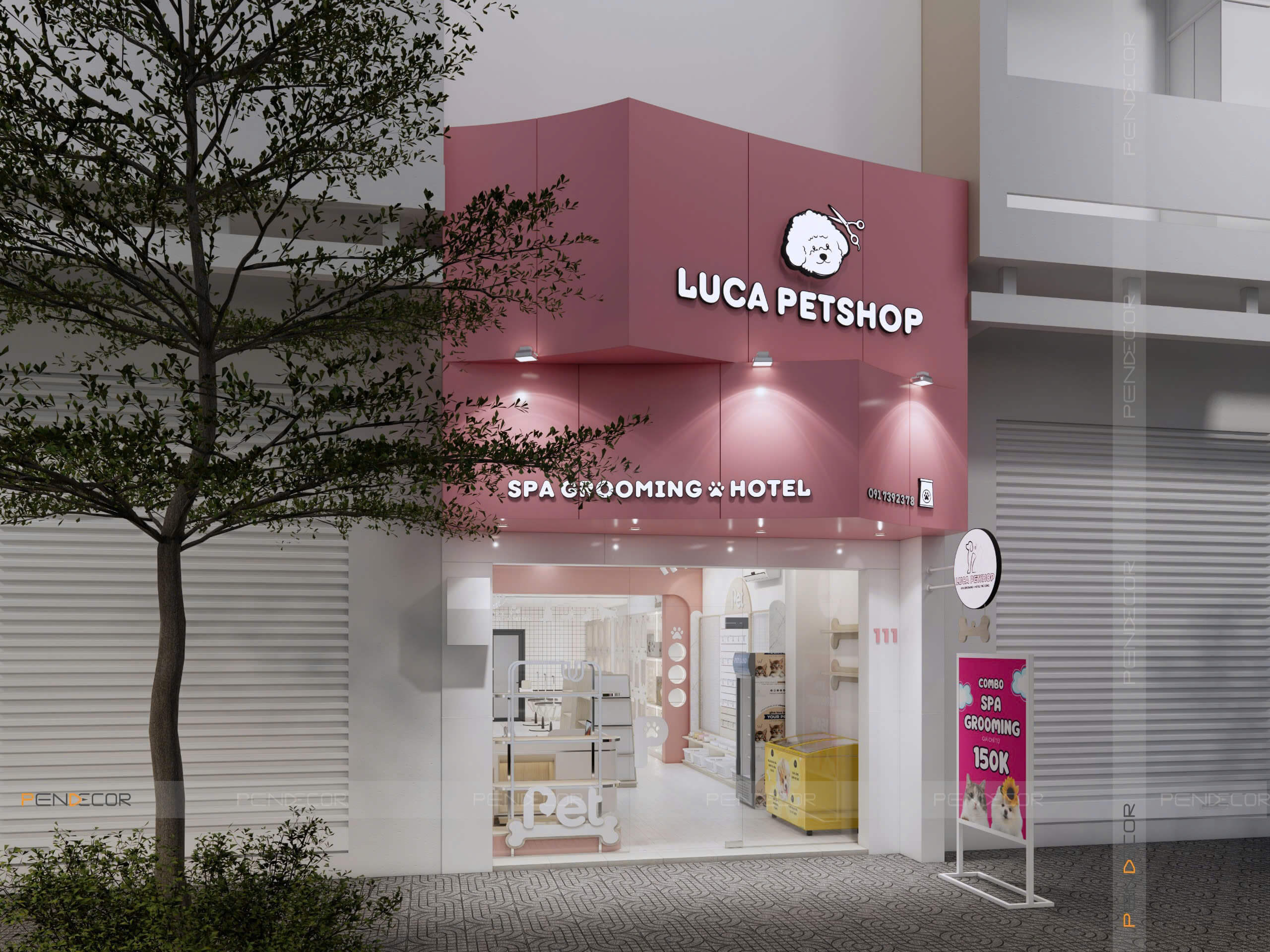 Thiết Kế Pet Shop Luca