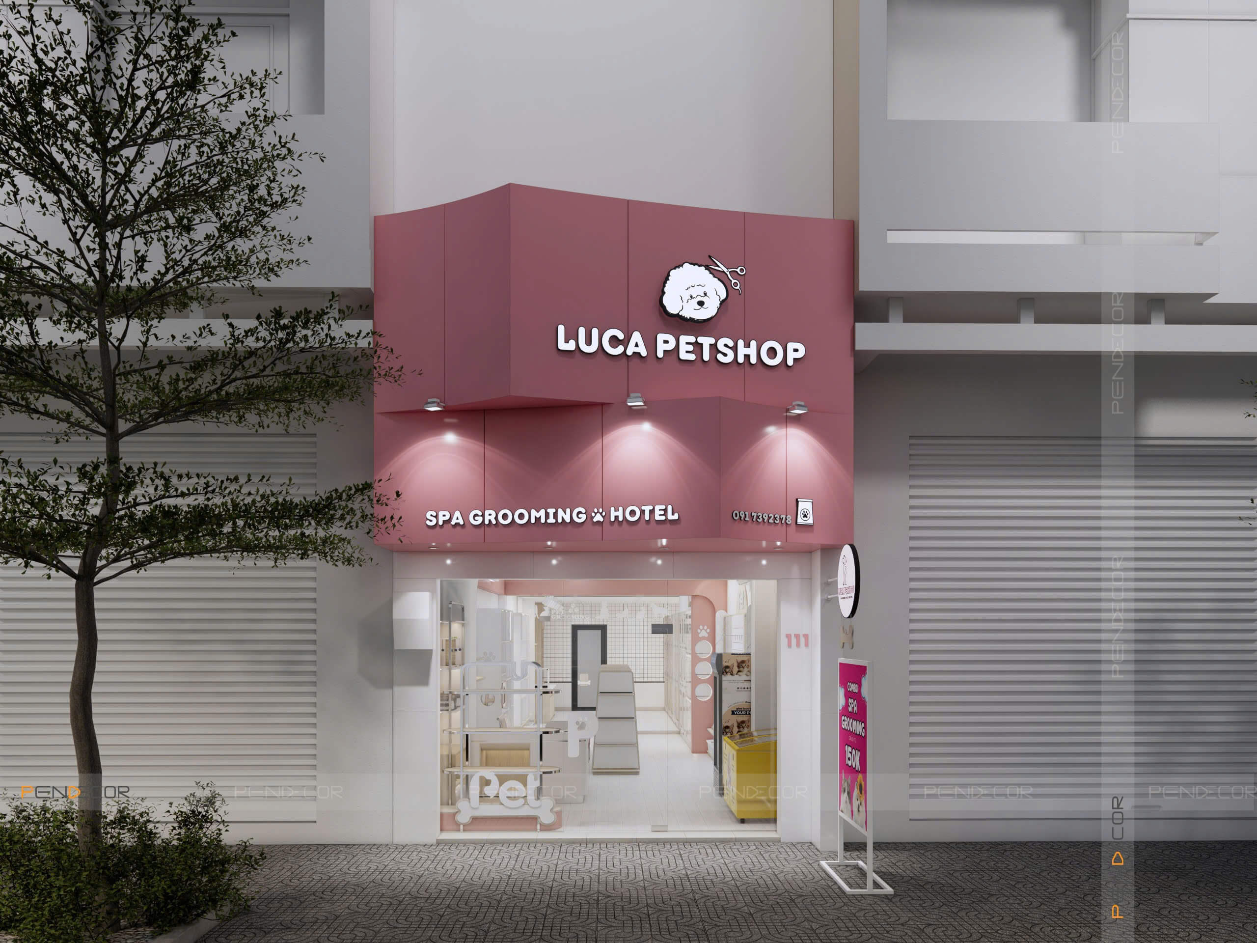 Thiết Kế Pet Shop Luca
