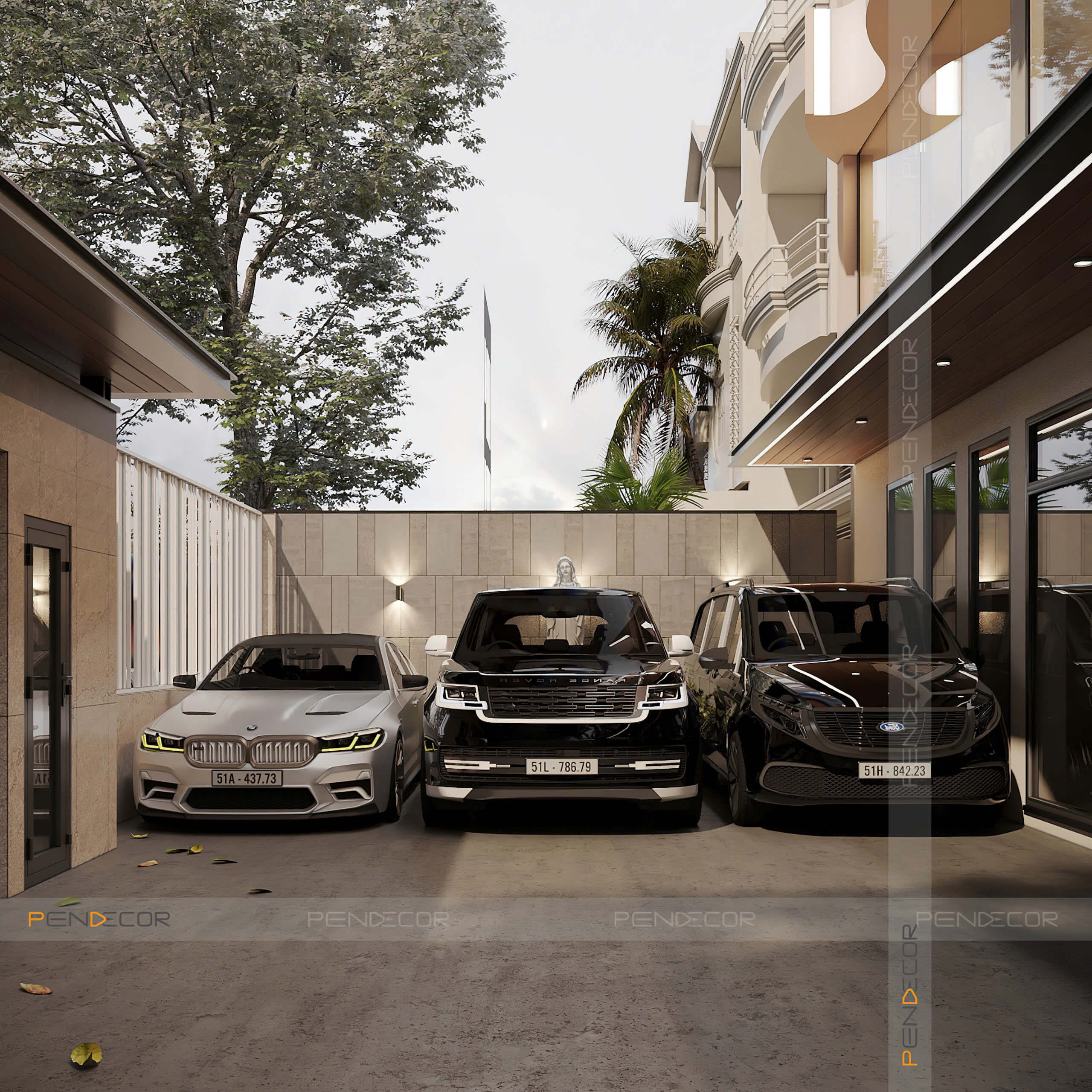 Thiết Kế Showroom Phi Loan (Trệt + Mặt Tiền)