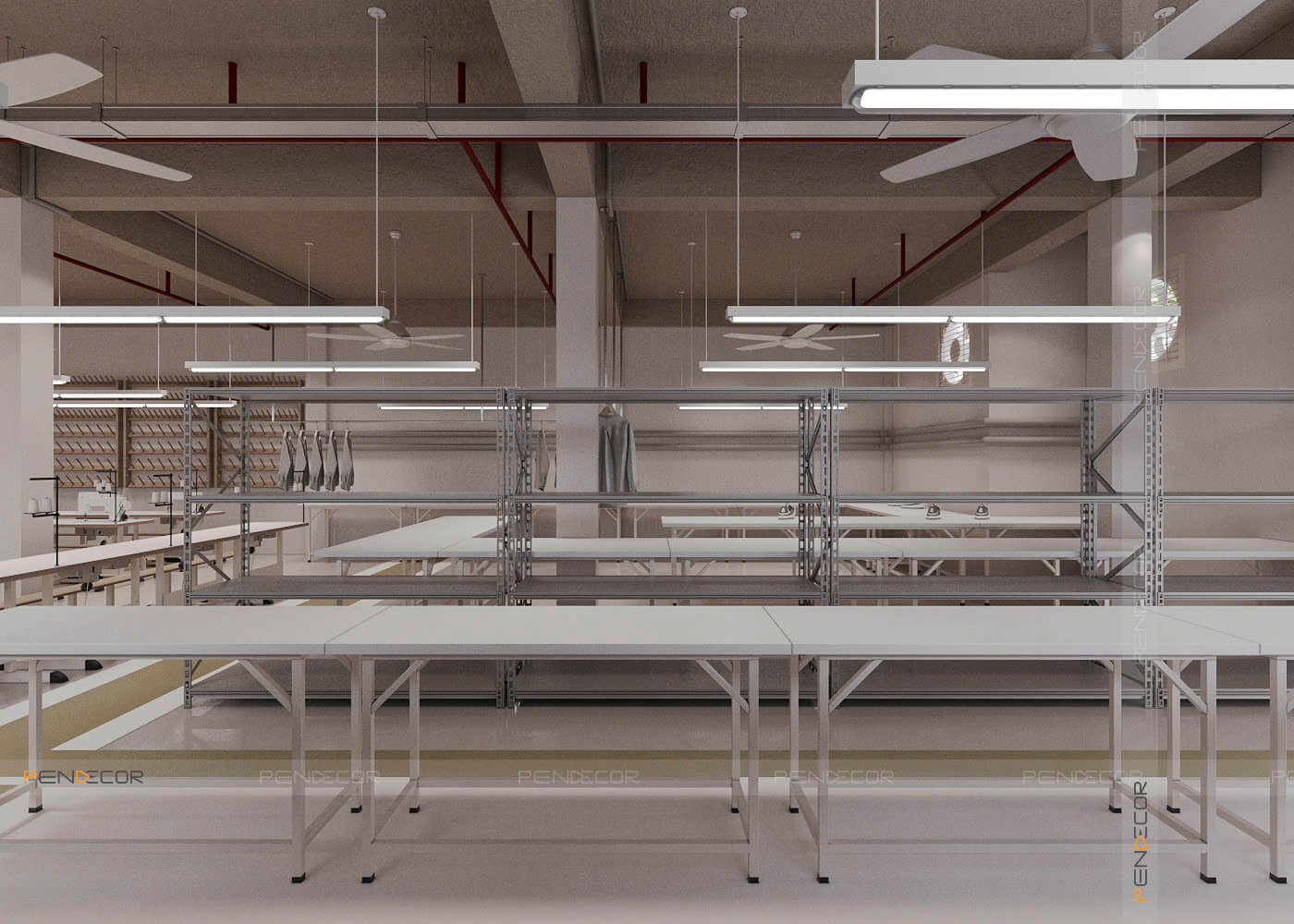 Thiết Kế Showroom Phi Loan (Trệt + Mặt Tiền)