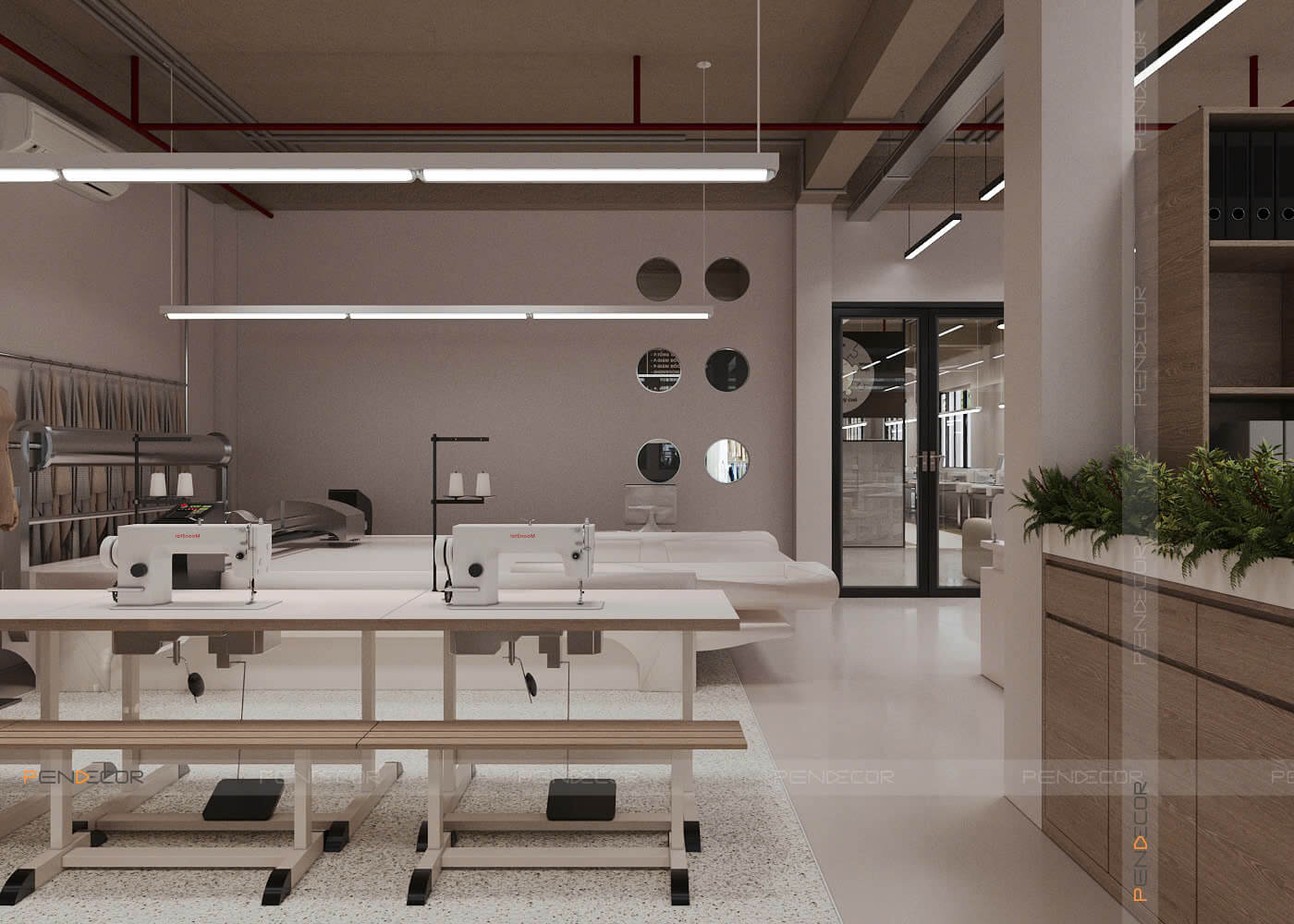 Thiết Kế Showroom Phi Loan (Trệt + Mặt Tiền)