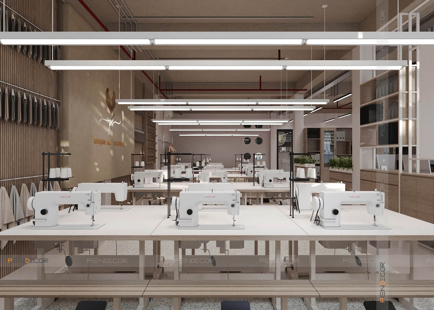 Thiết Kế Showroom Phi Loan (Trệt + Mặt Tiền)