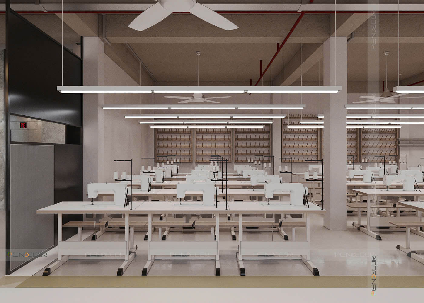 Thiết Kế Showroom Phi Loan (Trệt + Mặt Tiền)